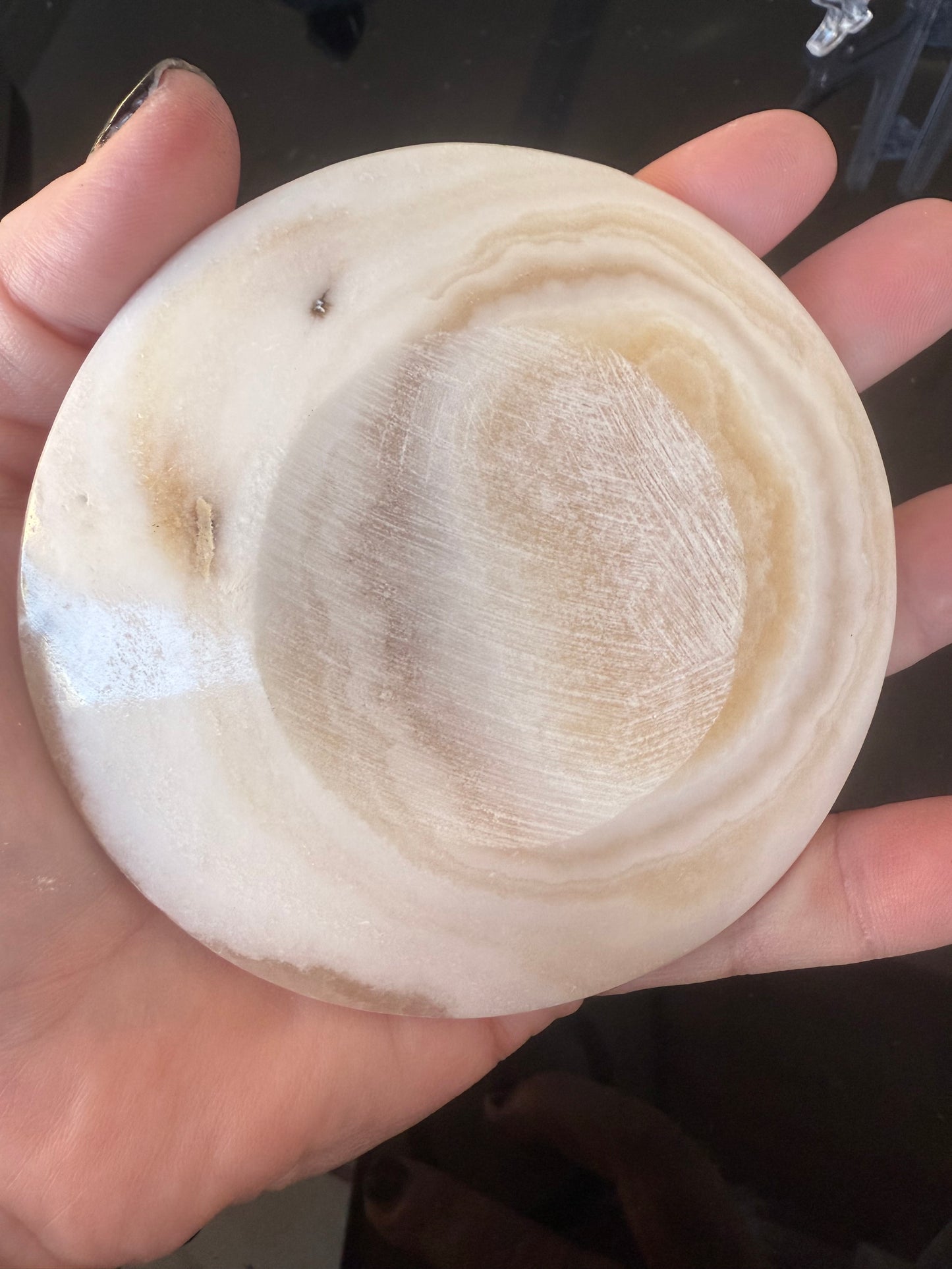 Aragonite Plate 10cm
