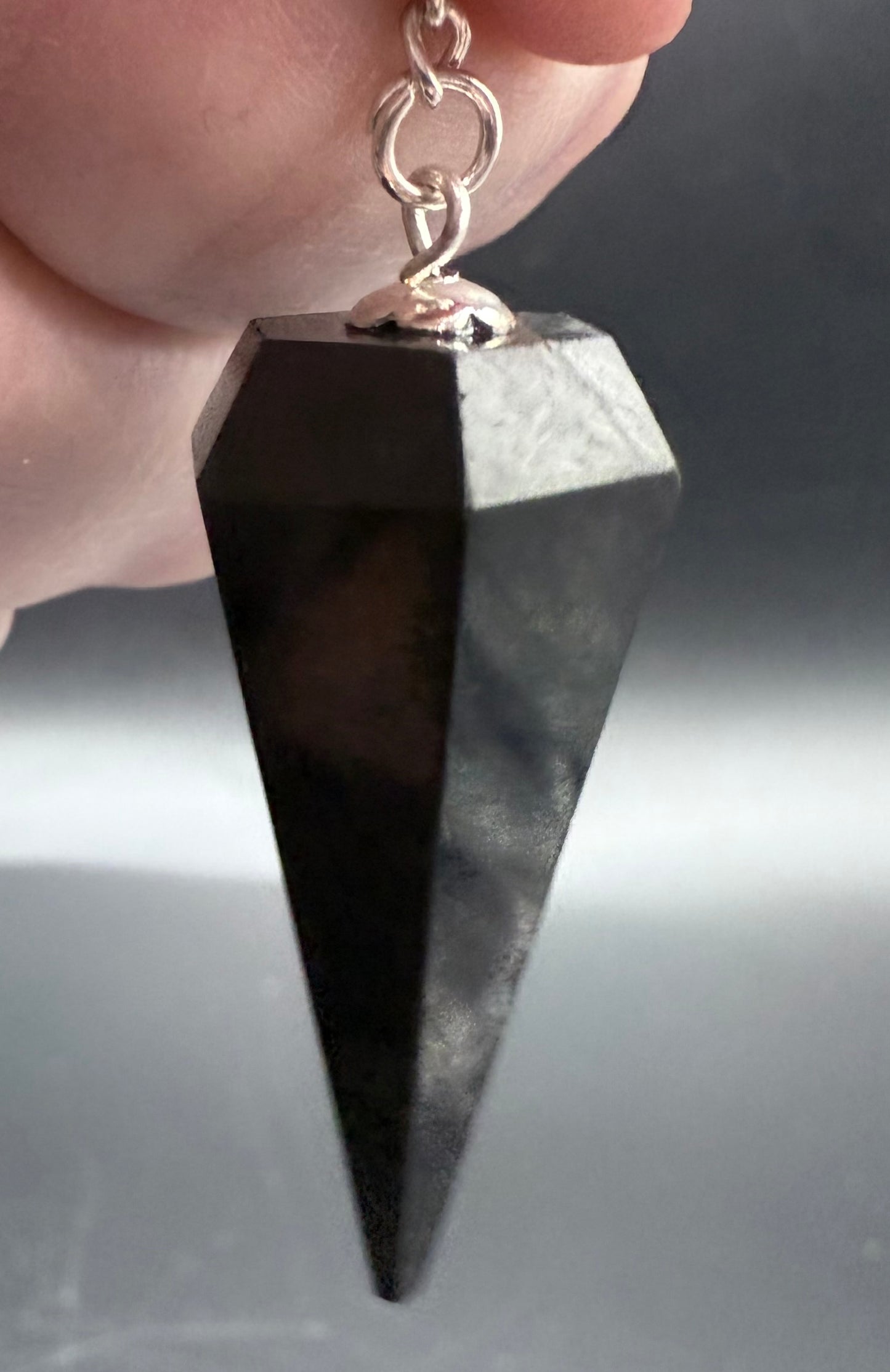 Shungite Pendulum – Protection • Grounding • Energy Clarity