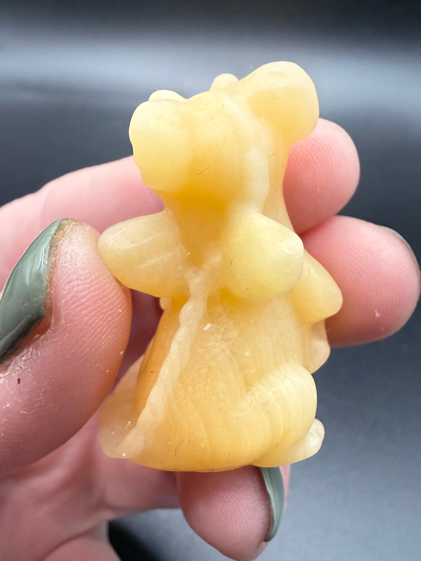 Honey Calcite Baby Dragon β 4cm