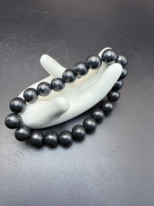 Premium Shungite Bracelet – 10mm Beads
