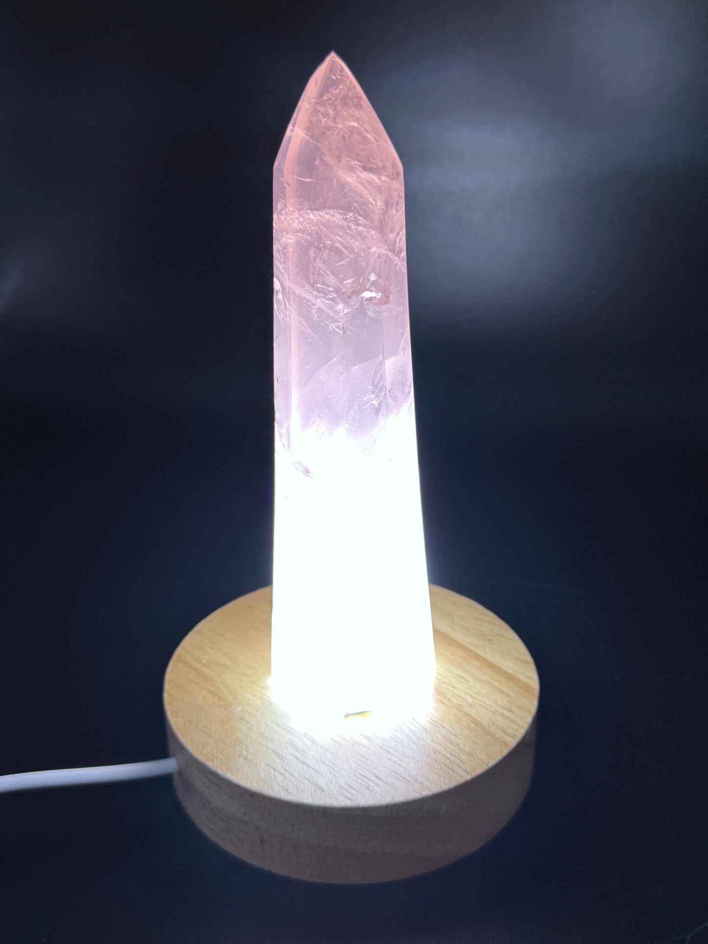 Rose Quartz Point from Madagascar