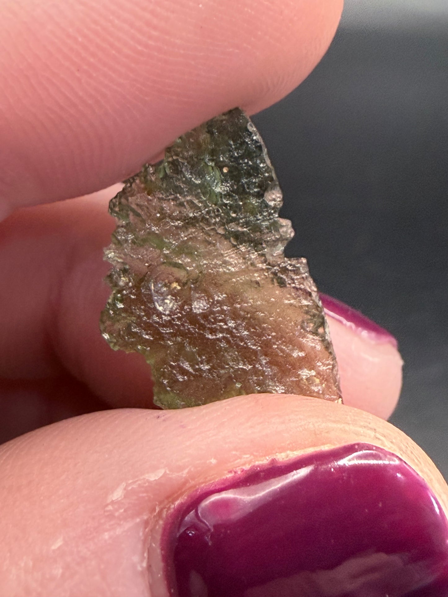 Certified Genuine Moldavite (Czech Republic) 0.93g – includes authenticity card