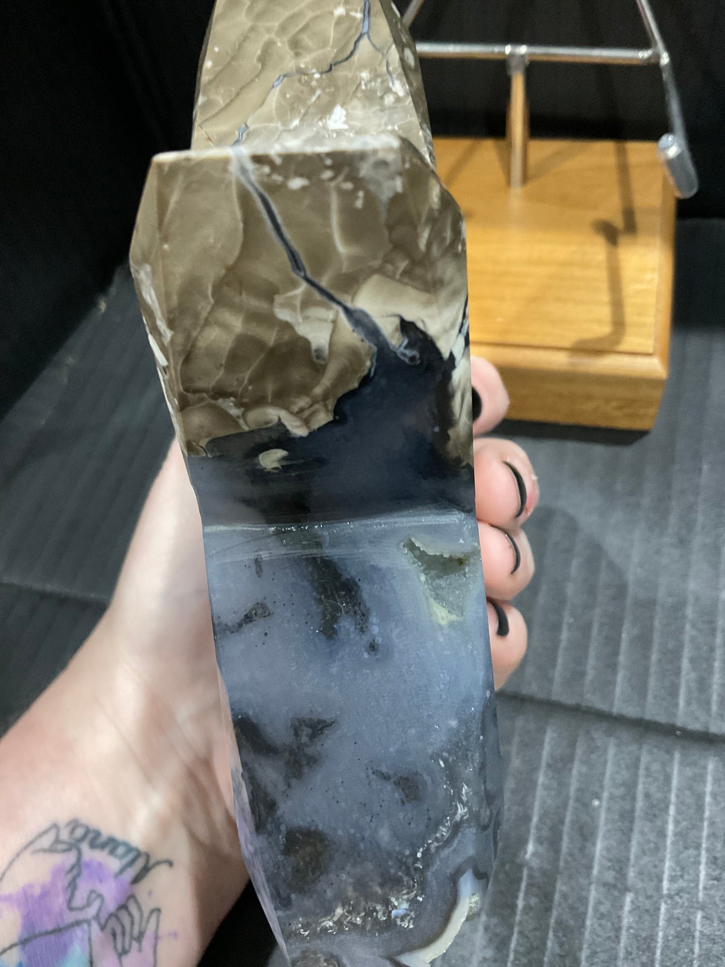 Volcano Agate 1kg Star on Stand