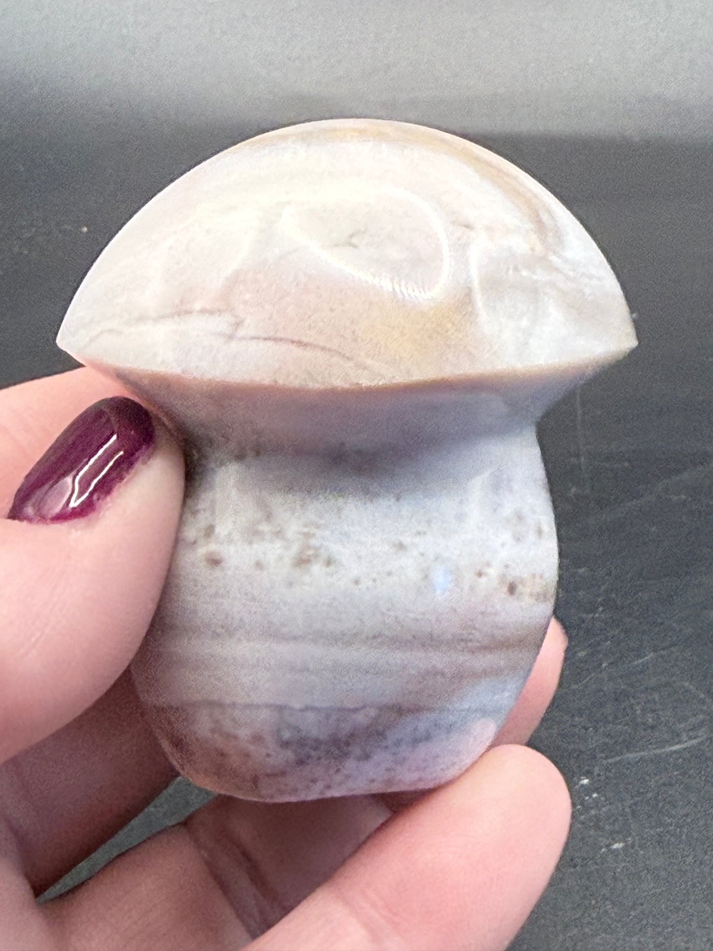 Ocean Jasper Mushroom Carving