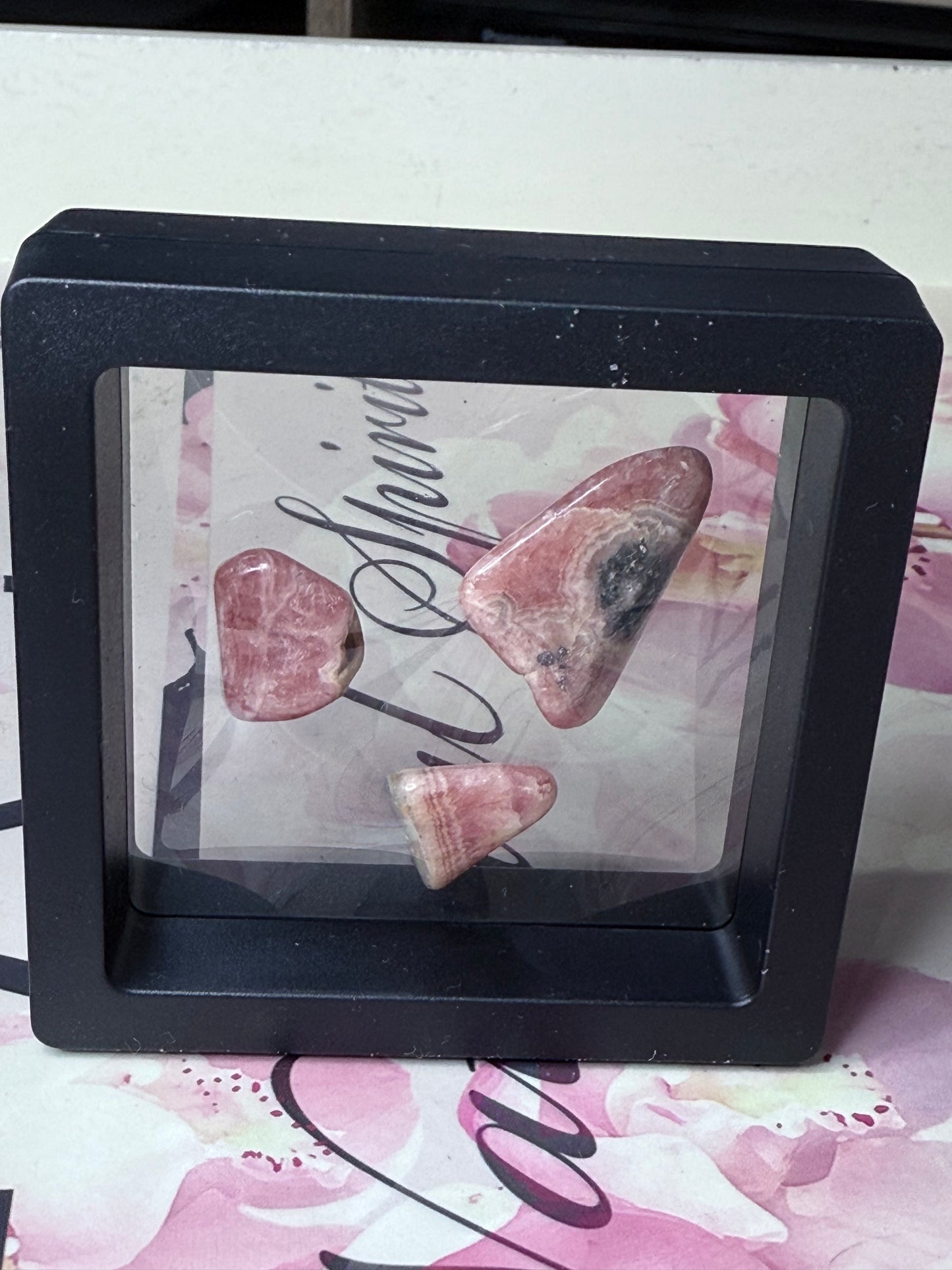 High Quality RHODOCHROSITE Tumbles in Frame