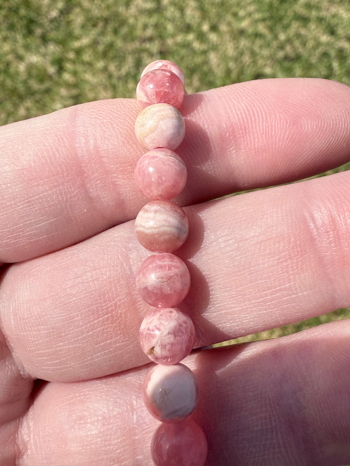 High Quality Rhodochrosite Bracelet โ 7mm