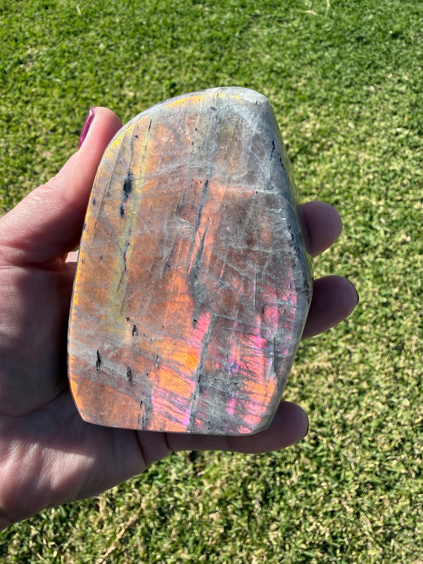 Labradorite Freeform Absolutely Amazing Flash