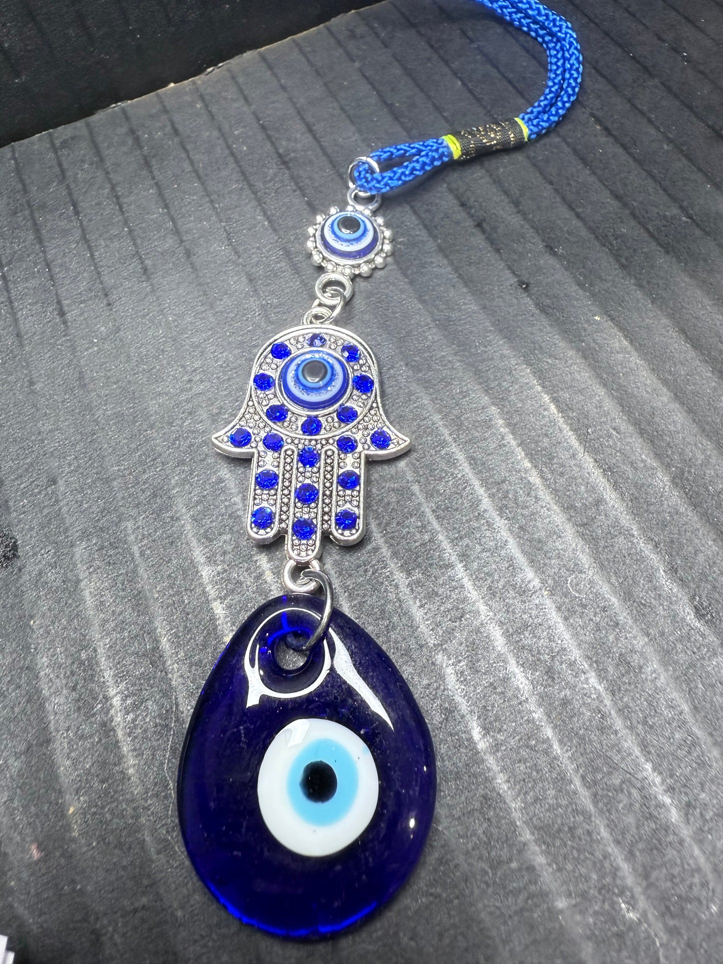Evil Eye & Hamsa Hand Hanging Charm