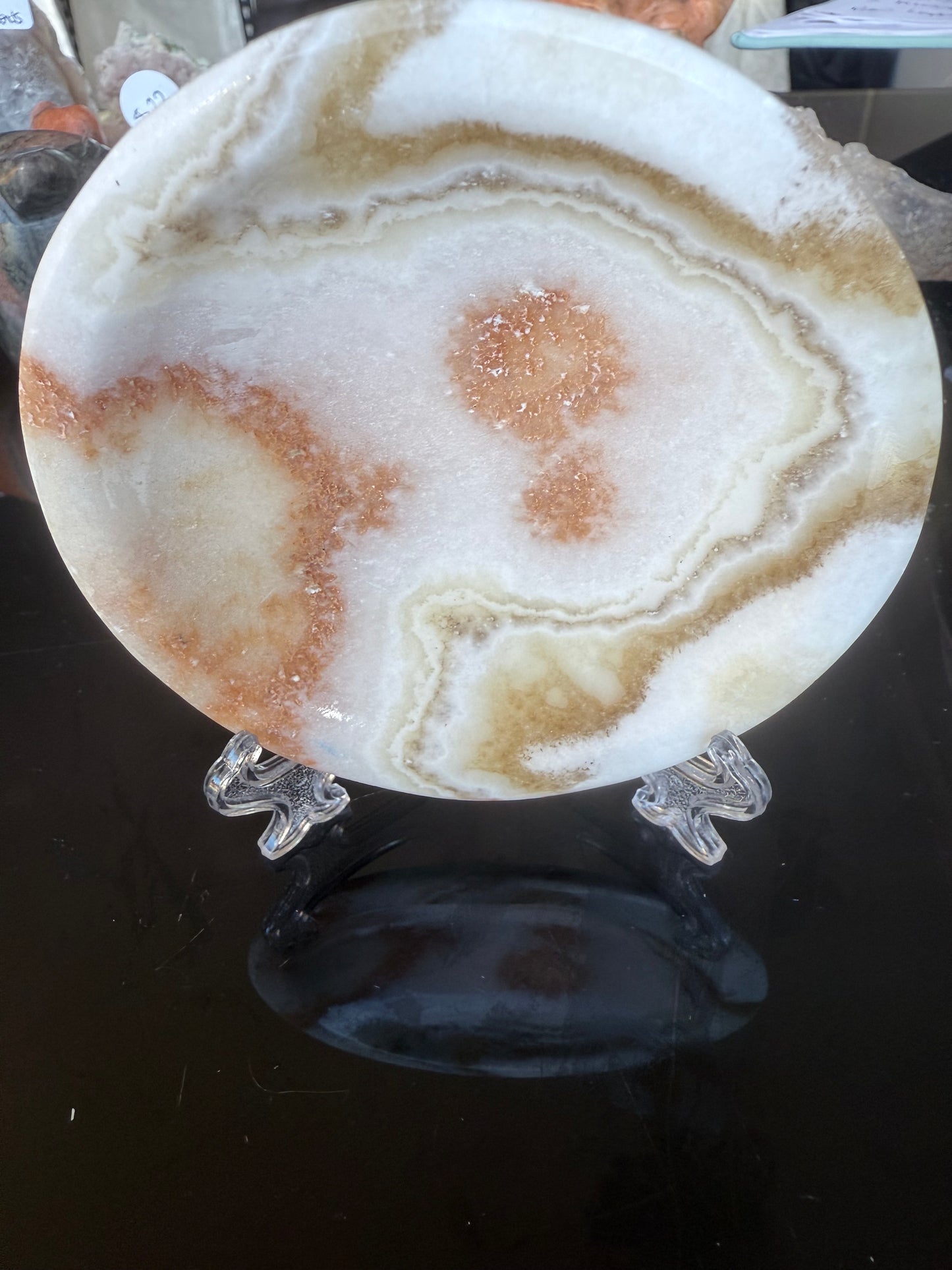 Aragonite Plate 10cm
