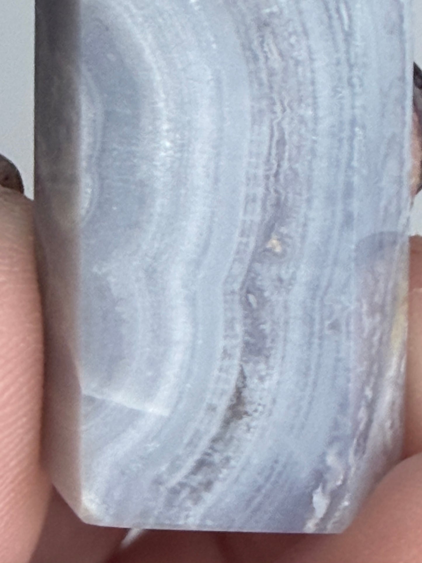 Blue Lace Agate Tower – 4.8cm | 21g