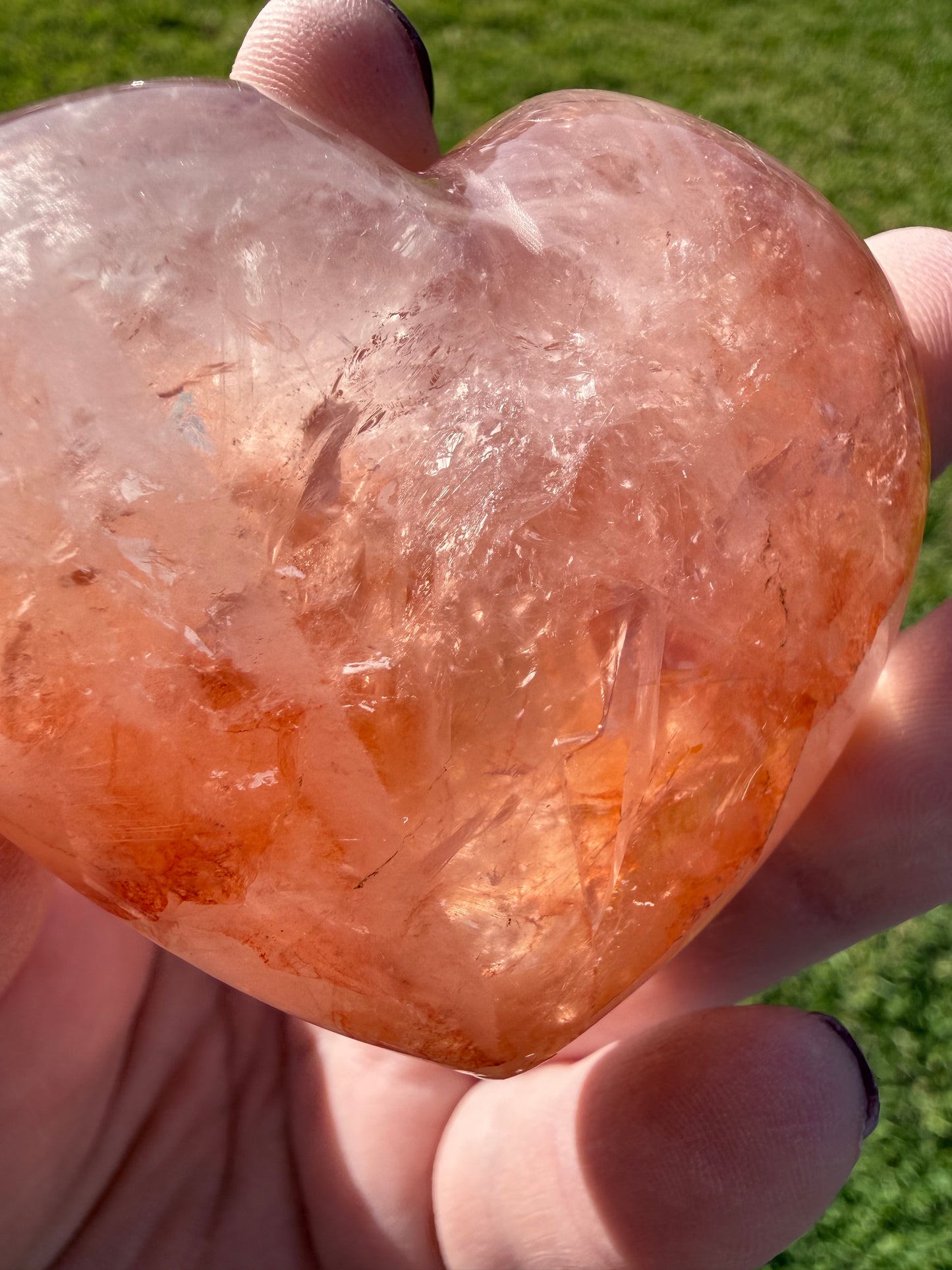 FIRE QUARTZ HEART