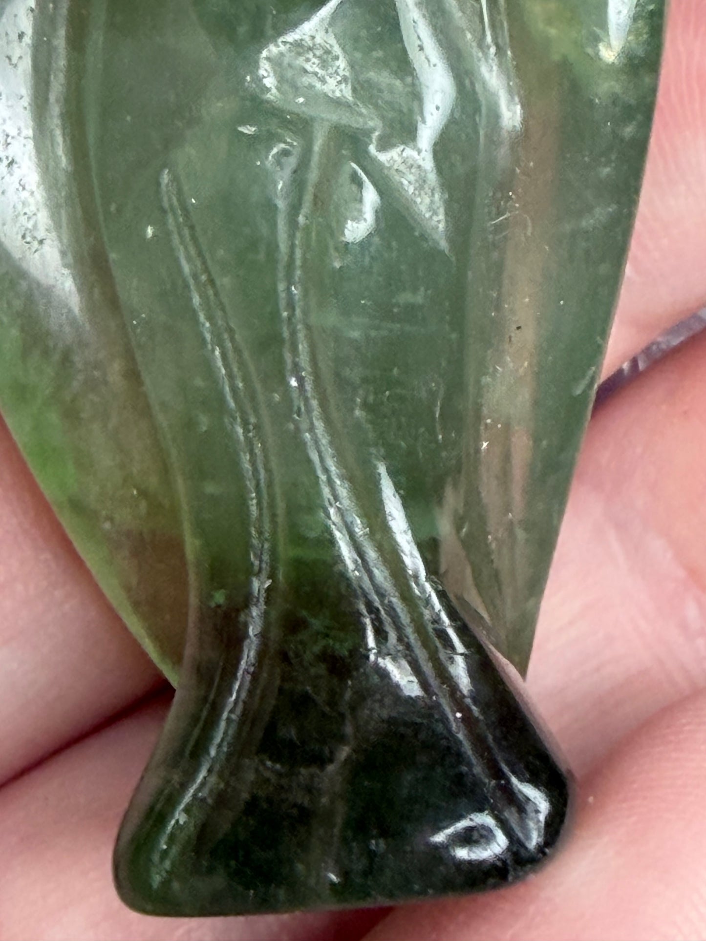 Green Fluorite Angel – 6cm A -