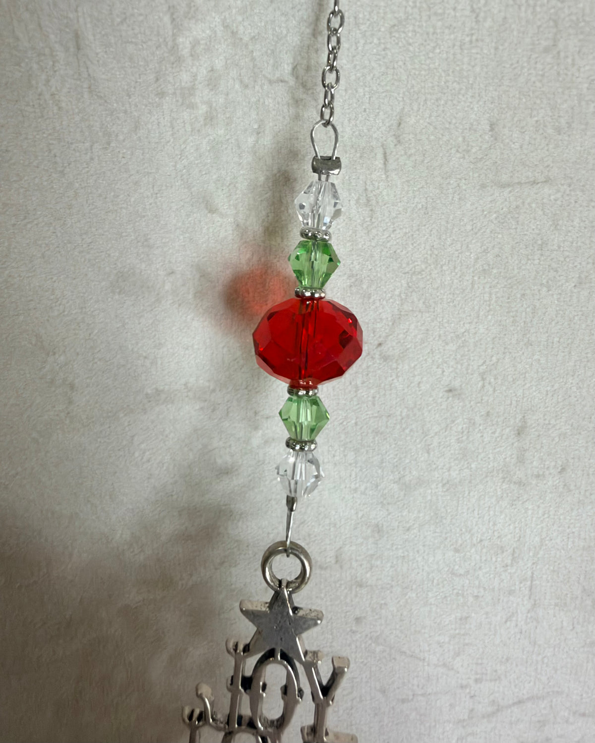 Christmas Tree Glass Suncatcher – 40cm