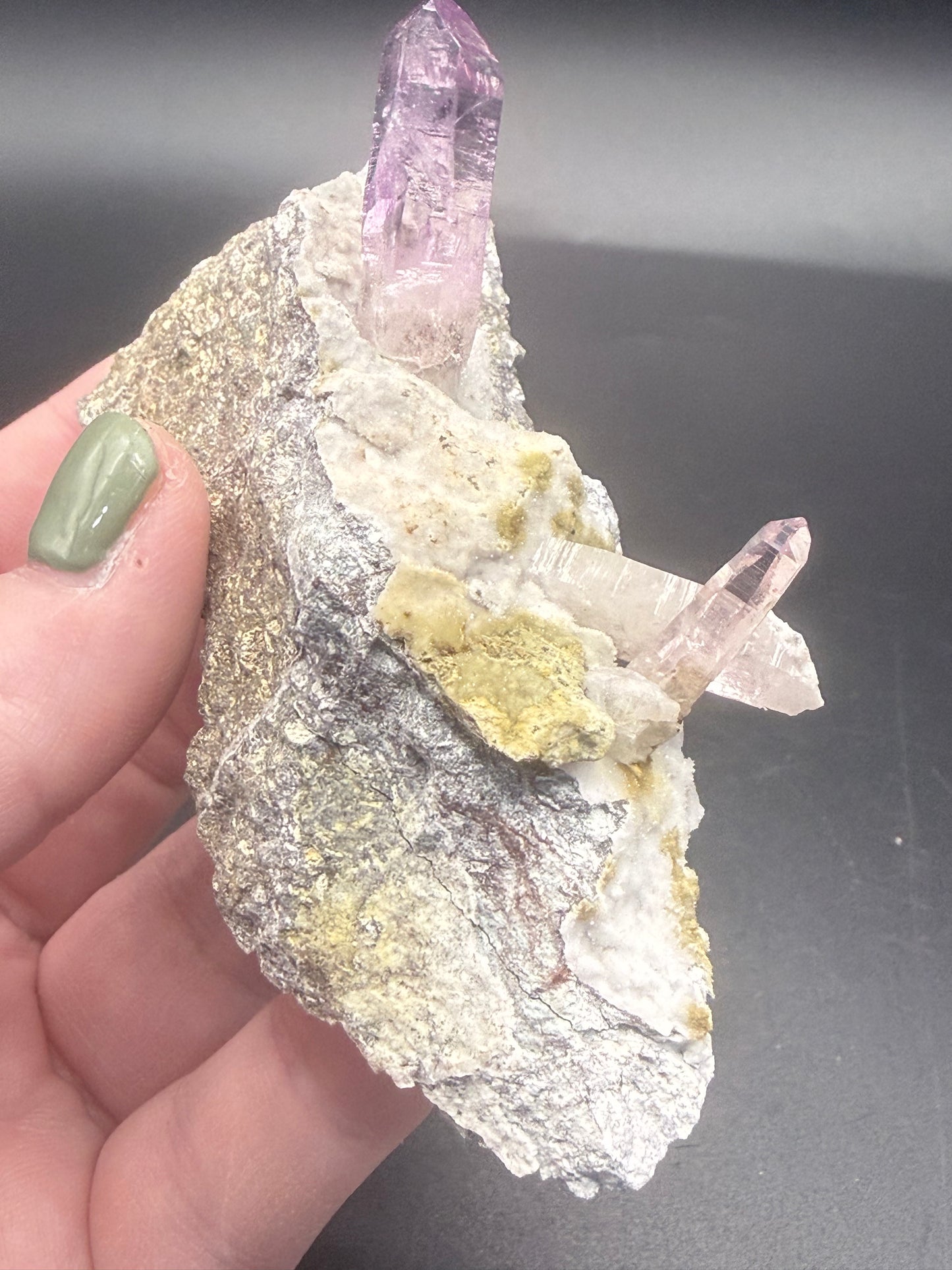 Vera Cruz Amethyst on Matrix
