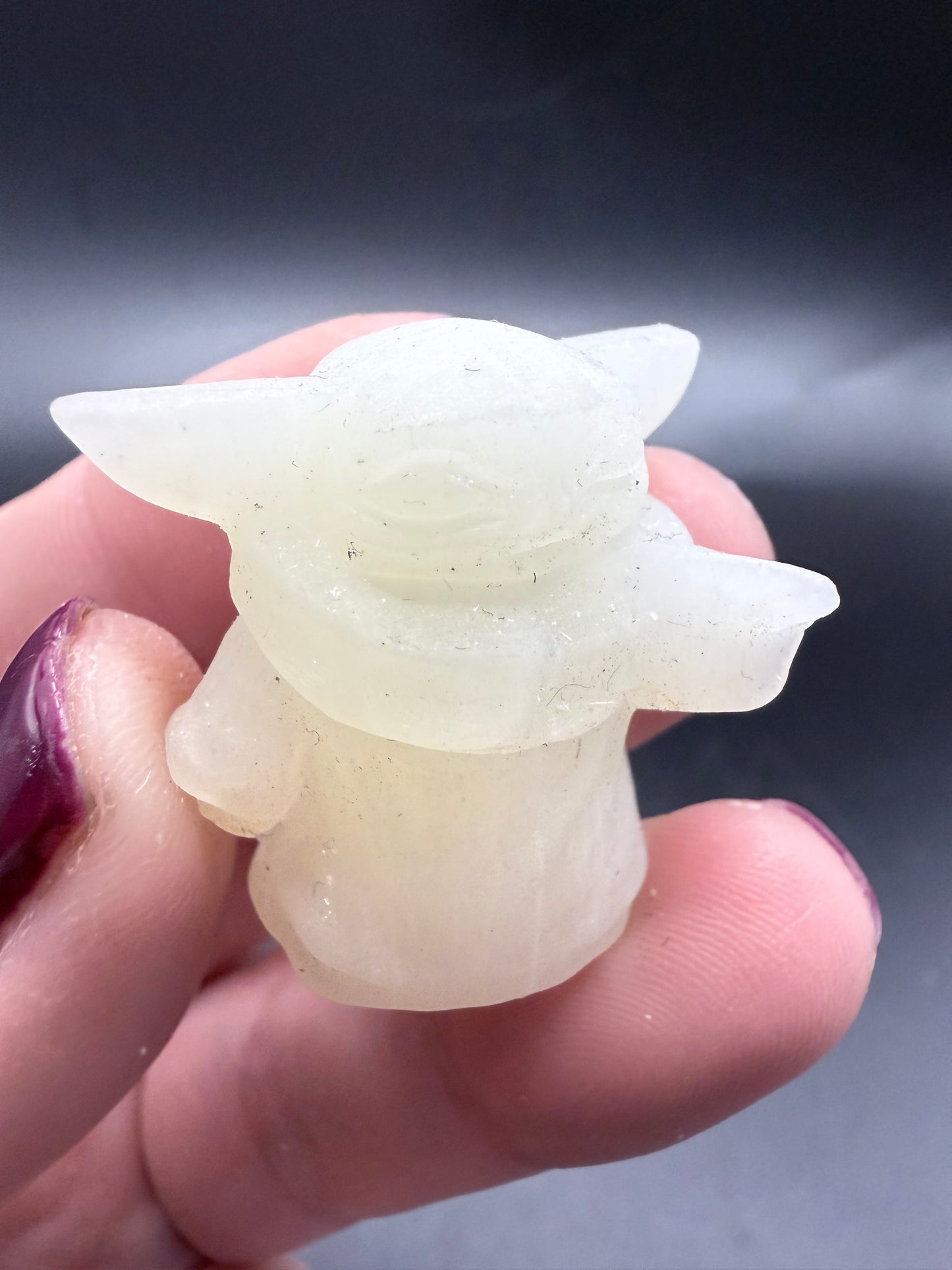 Baby Yoda (Grogu) Crystal Carvings