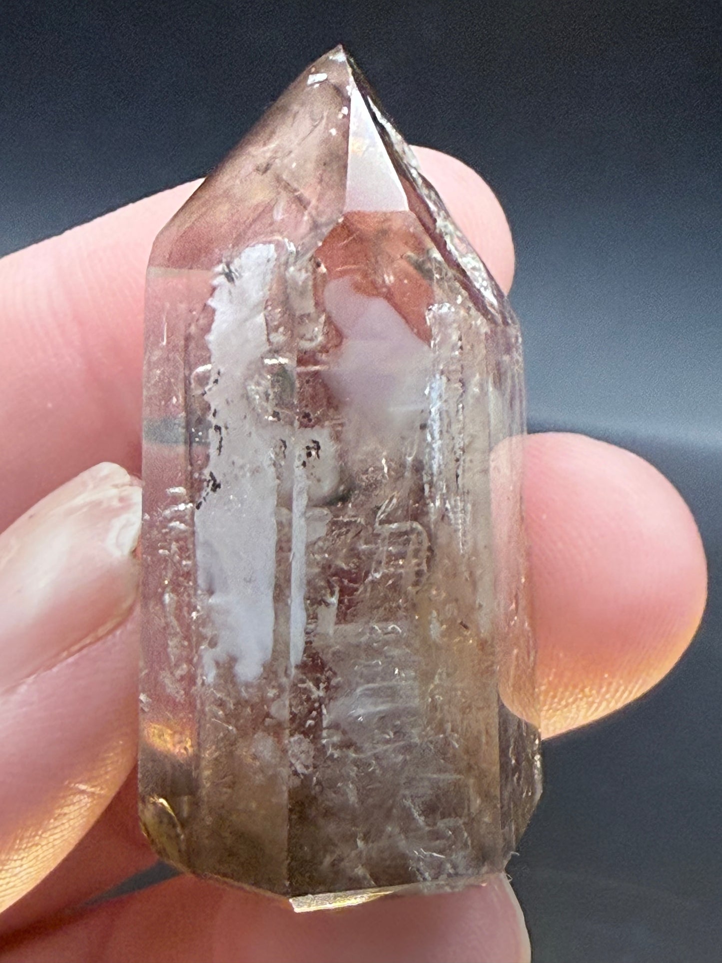 Smoky Quartz Phantom Tower