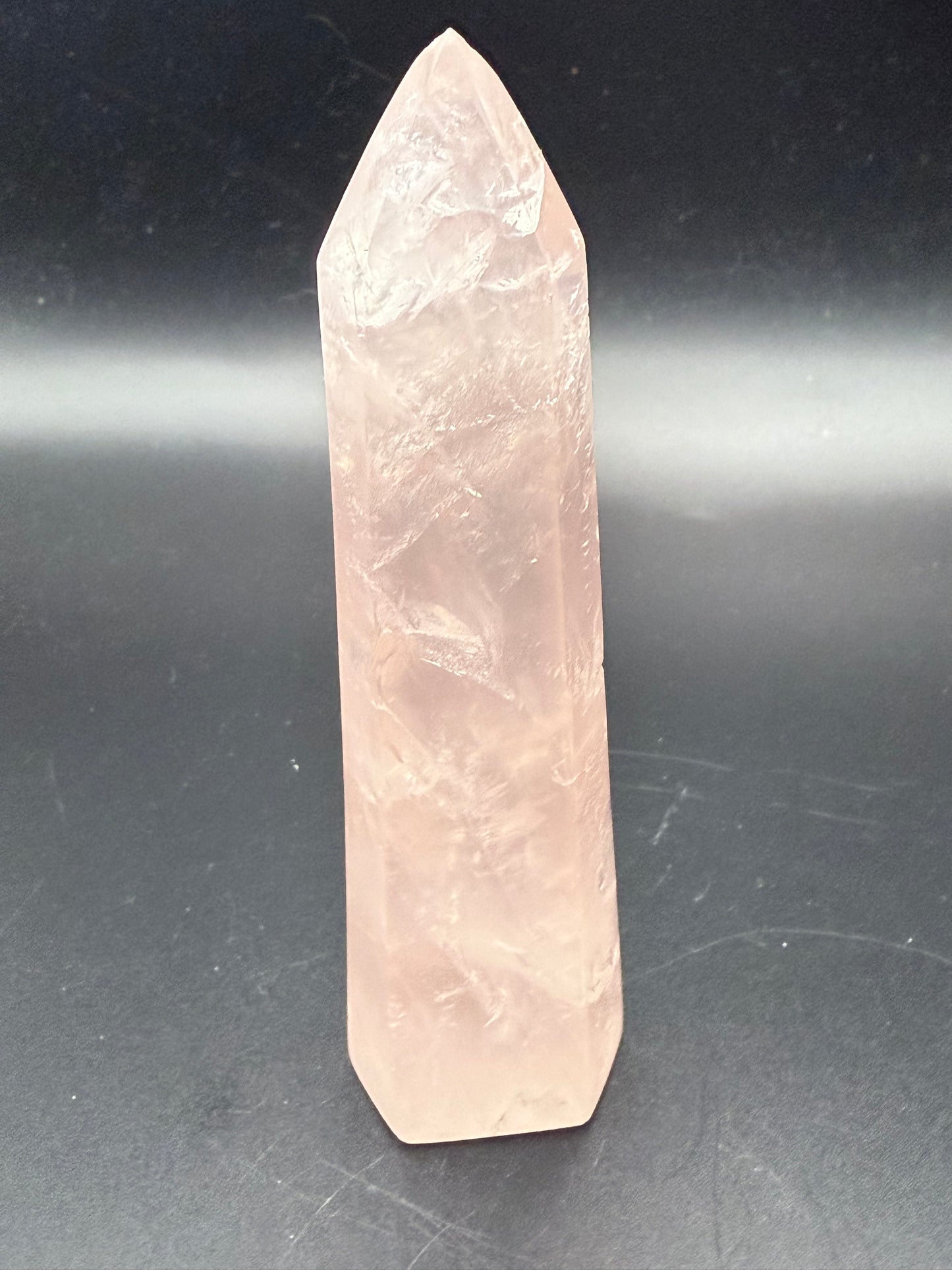 Rose Quartz Point from Madagascar
