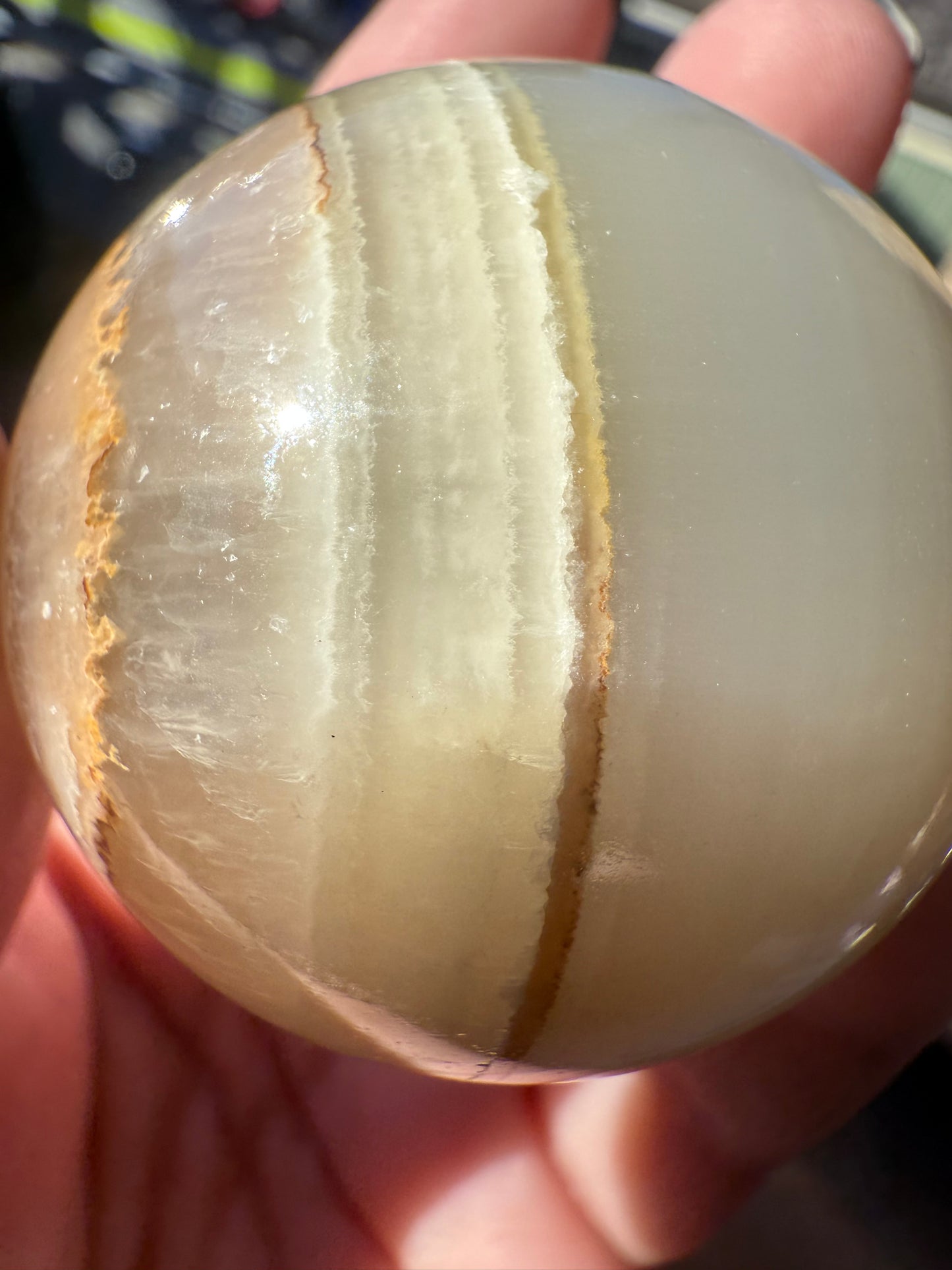 Green Onyx Sphere