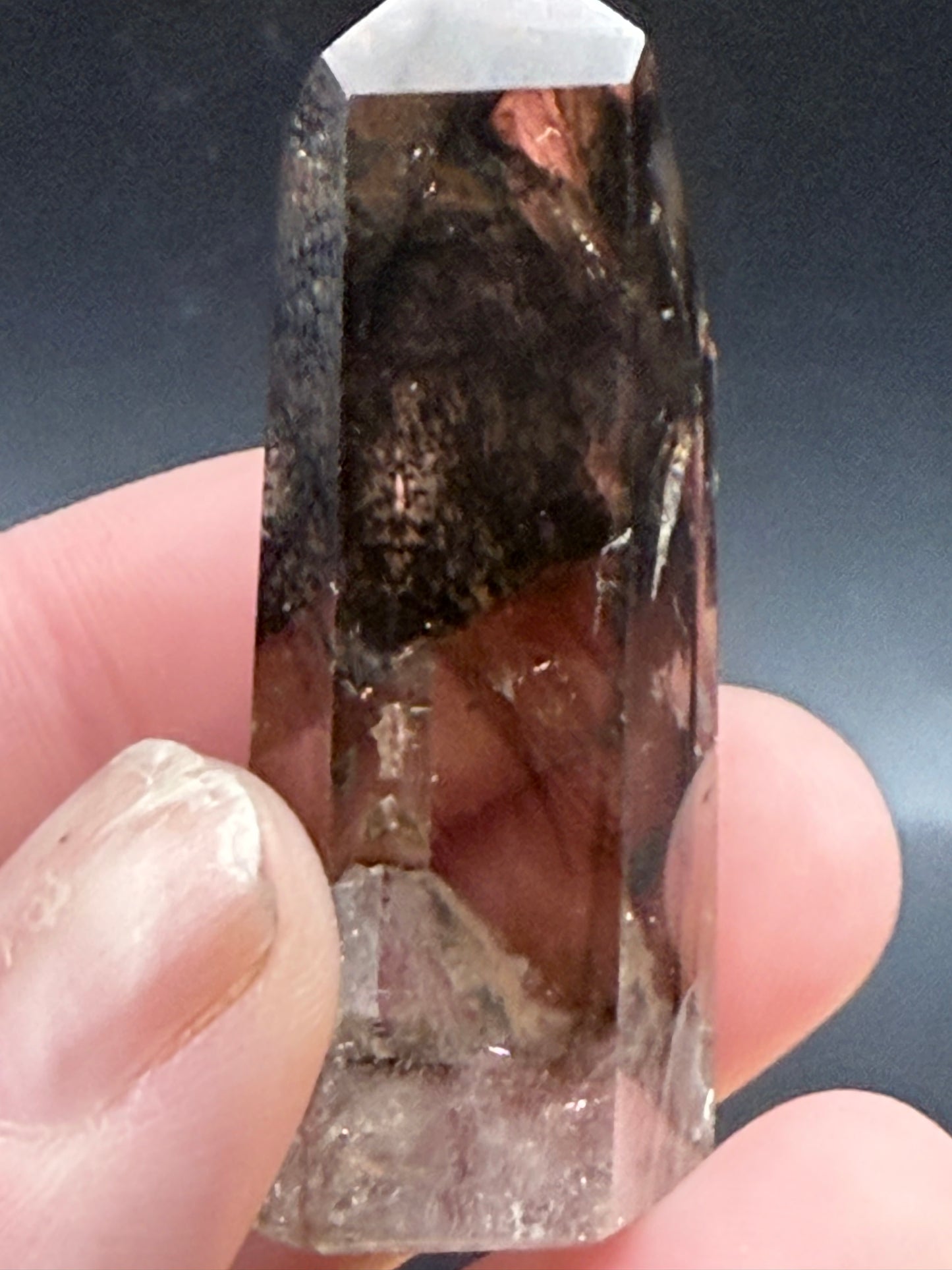 Smoky Quartz Phantom Tower