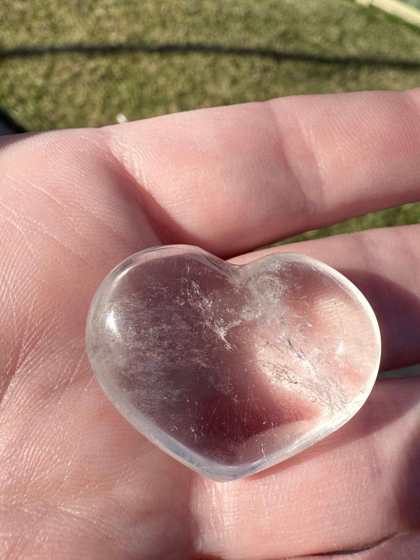 Clear Quartz Heart – 3cm (Intuitively Chosen)