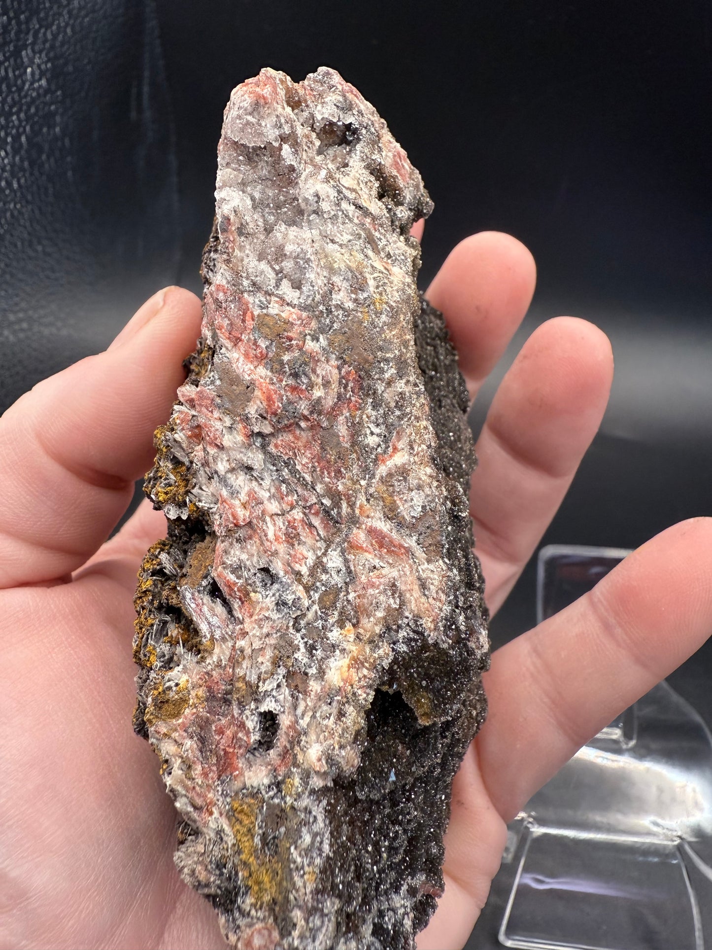 💎✨ Manganese with Quartz Crystal ✨💎