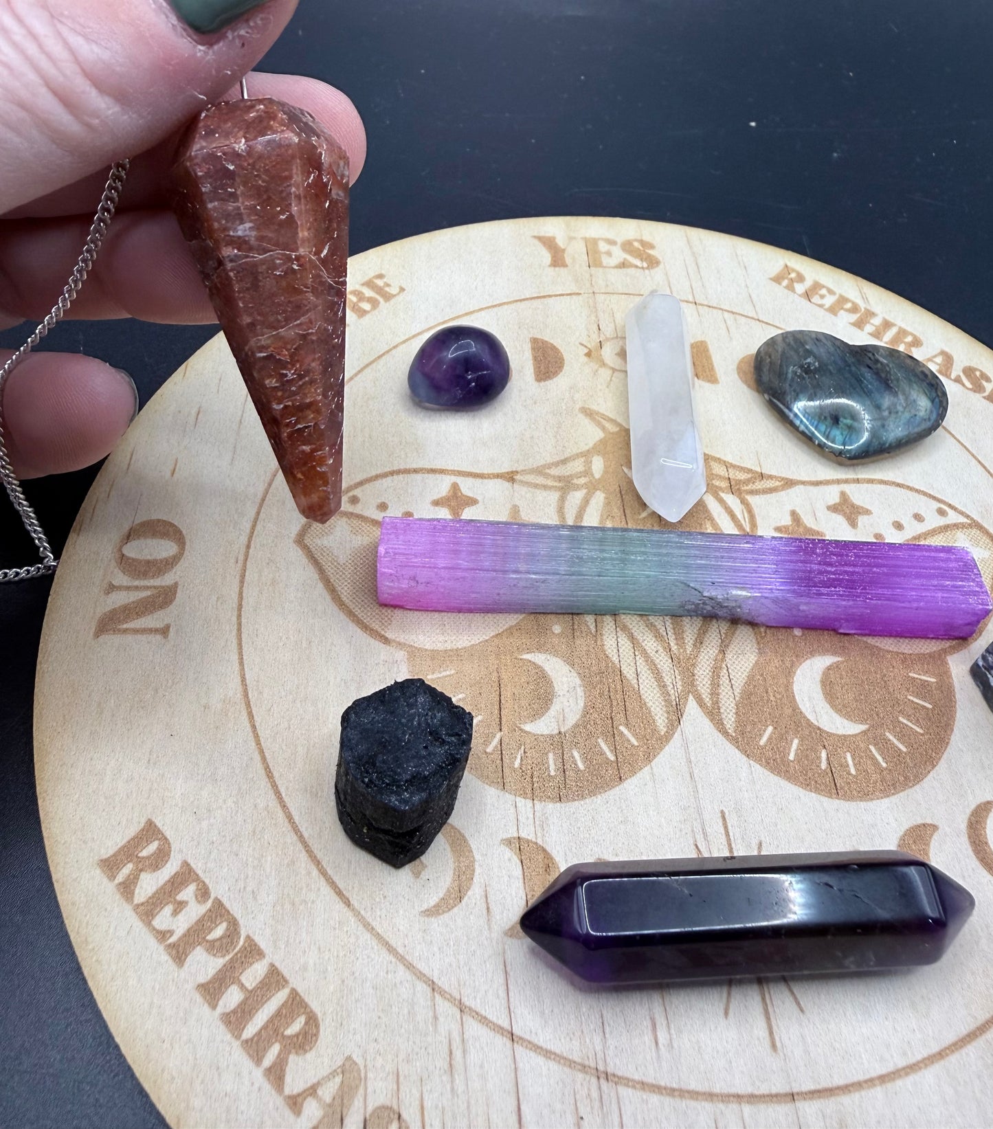 Crystal Pendulum Board Grid Set