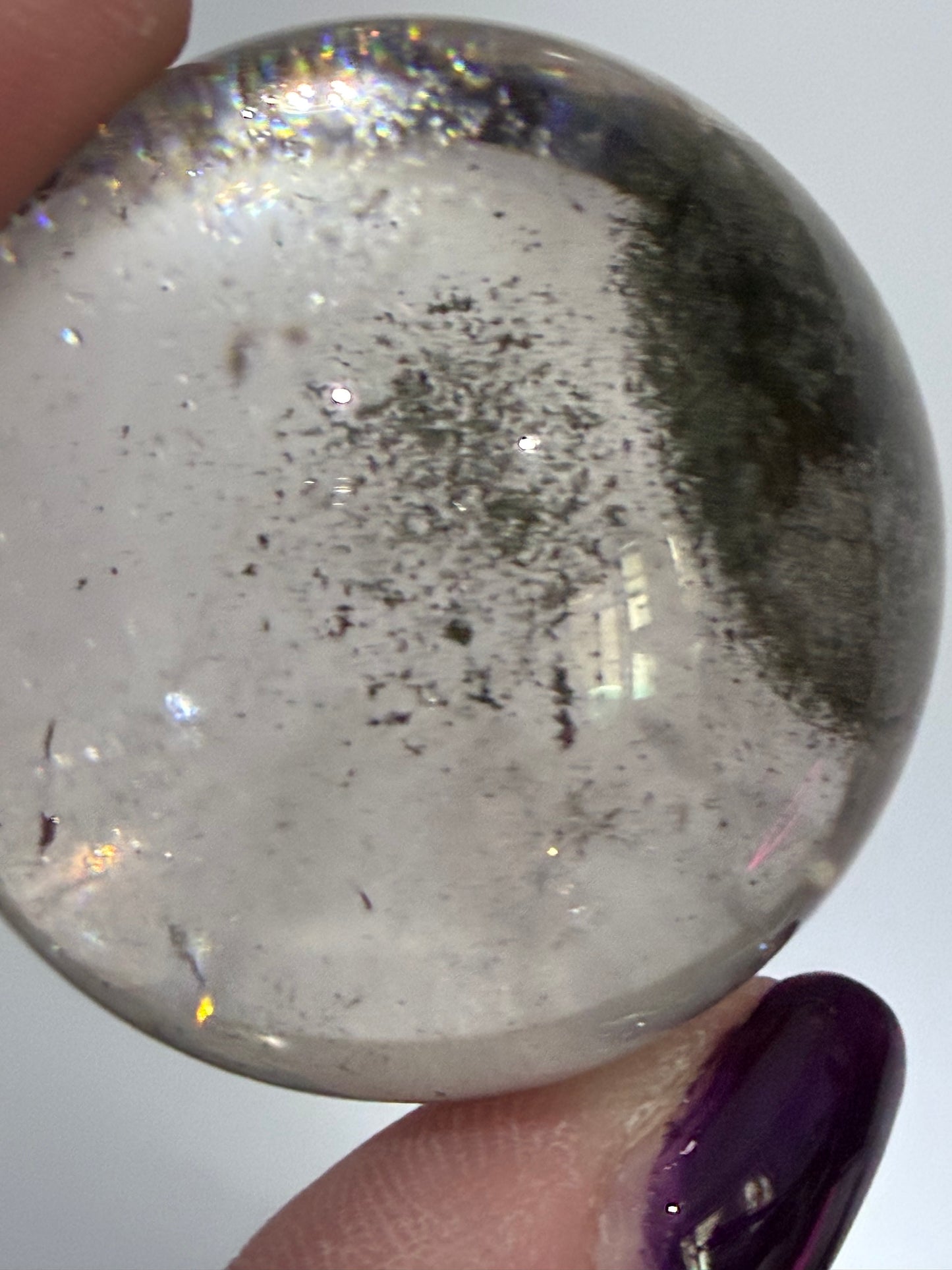 Lodolite (Garden Quartz) “Eye” Sphere – 4cm | 82g