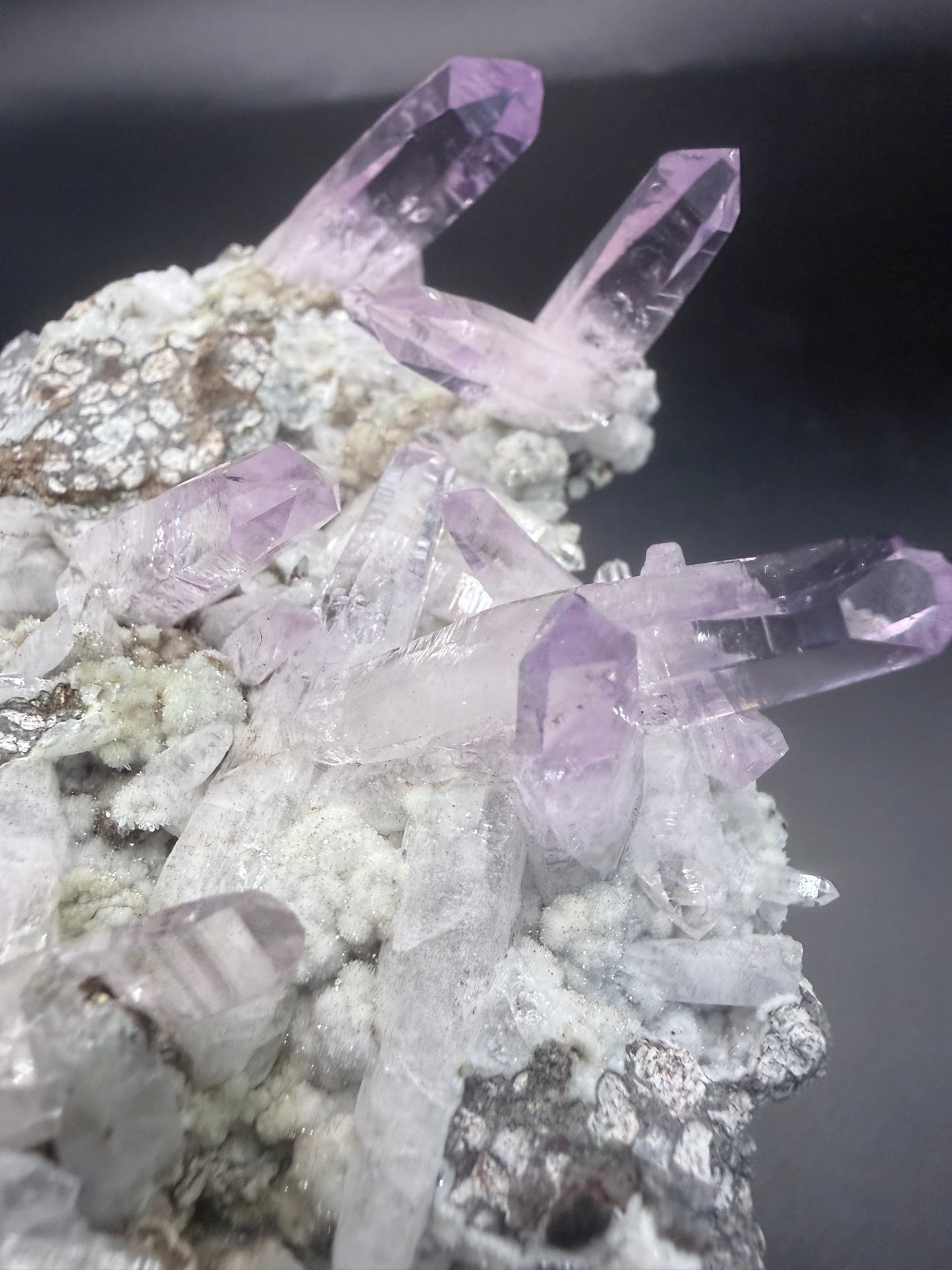 Vera Cruz Amethyst Cluster on Matrix