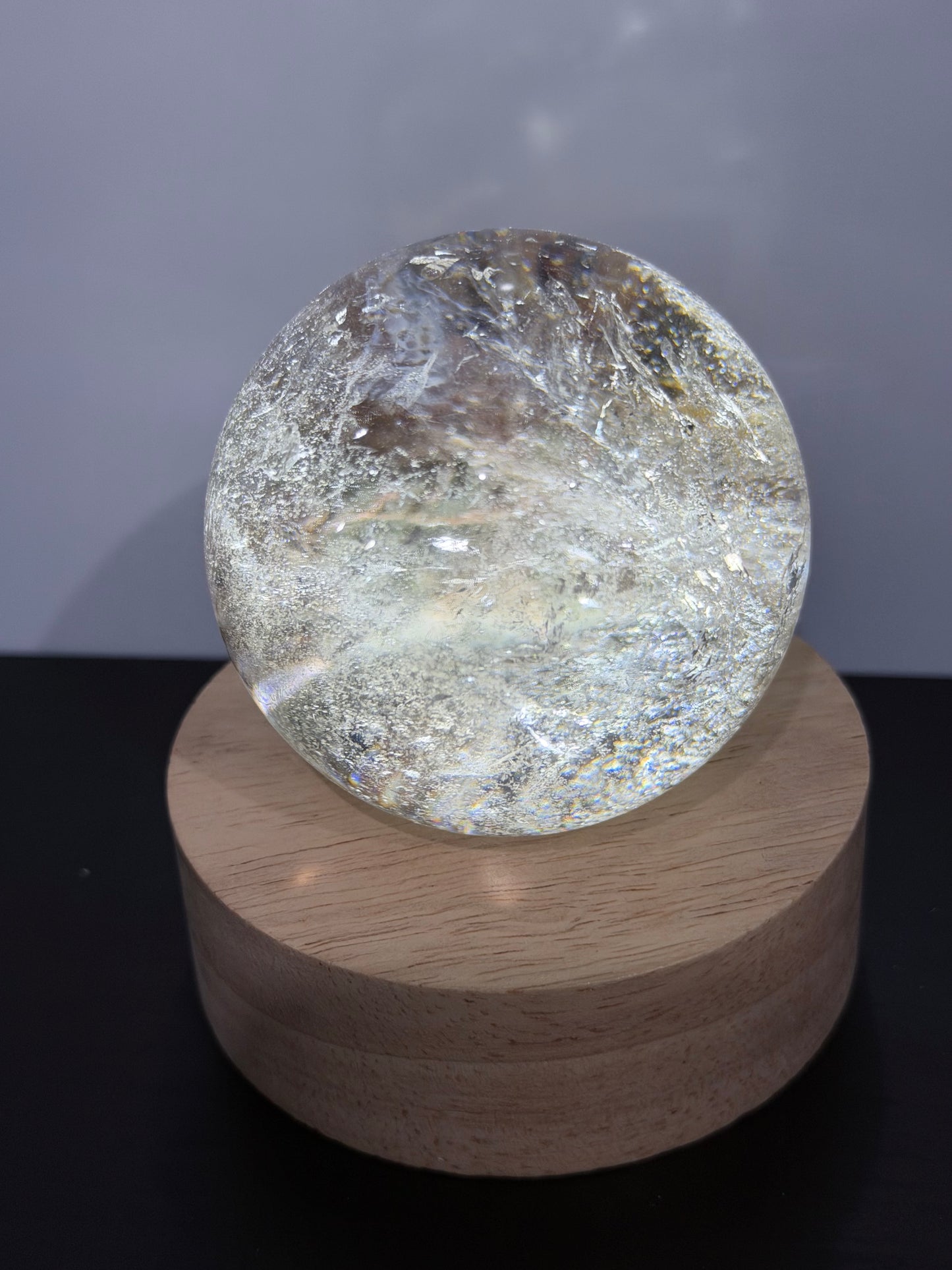 Lodolite (Garden Quartz) Sphere – 6.5cm | 366g