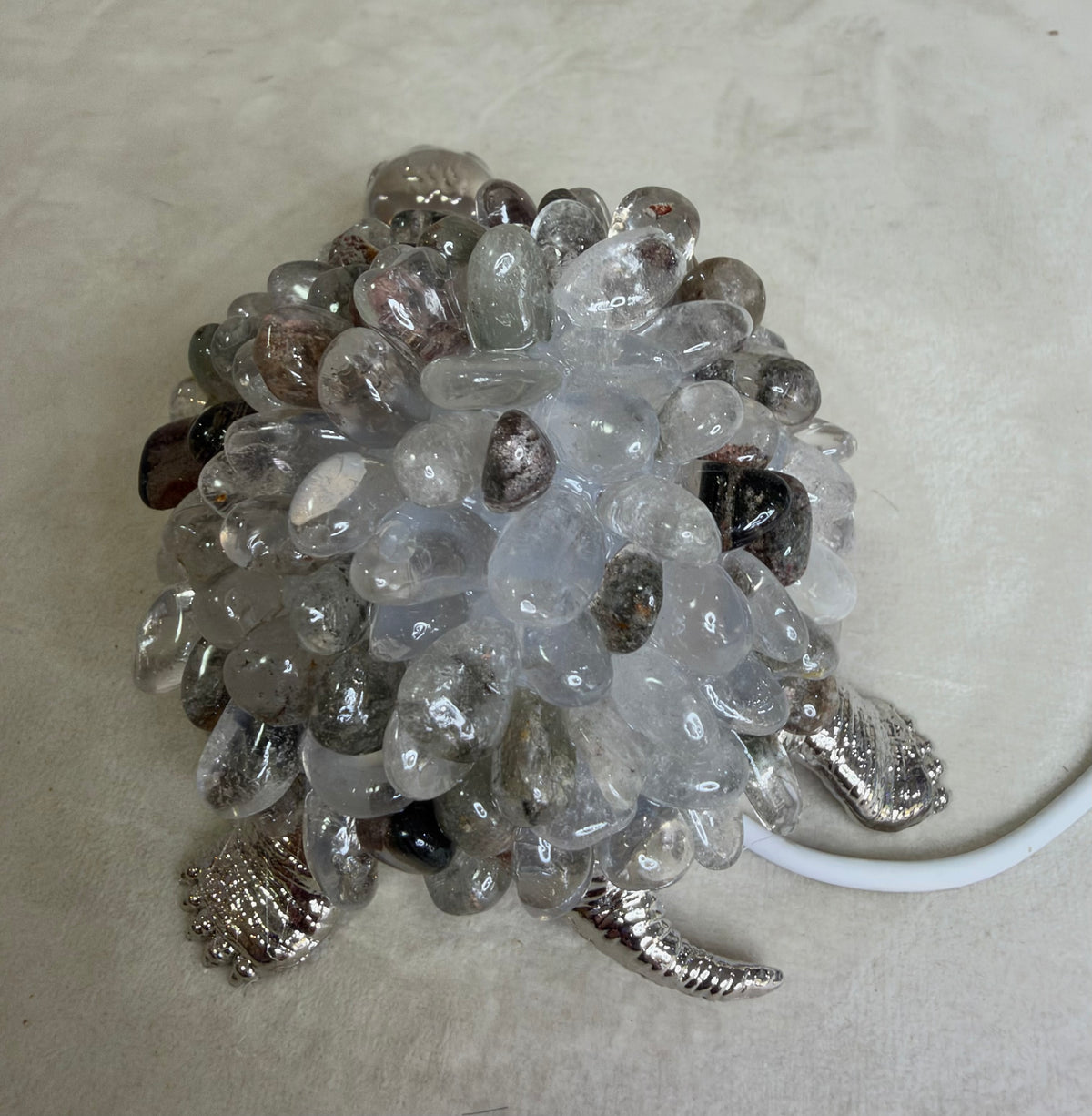 Garden Quartz Turtle Colour Changing USB Lamp