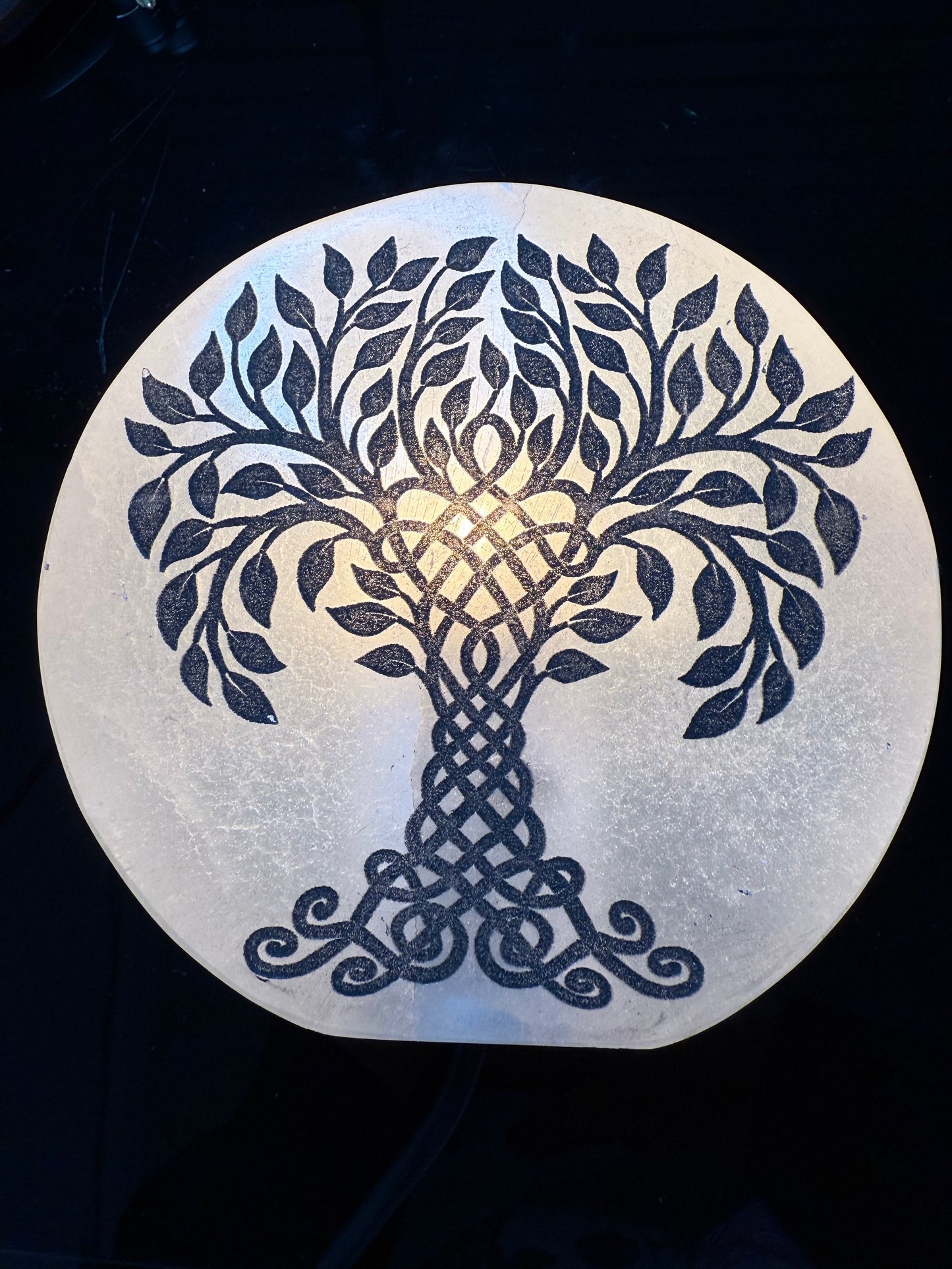 Selenite Tree of Life Lamp