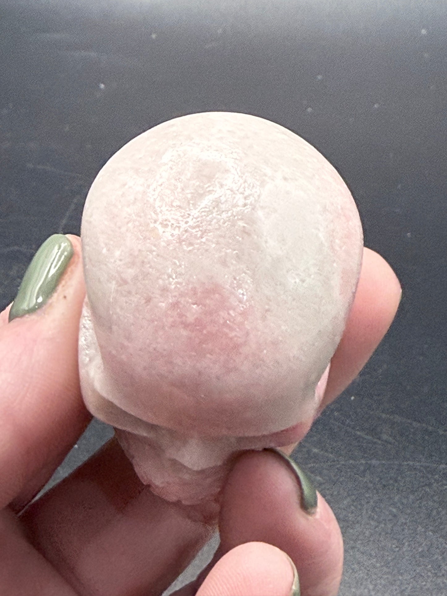 Pink Opal Skull