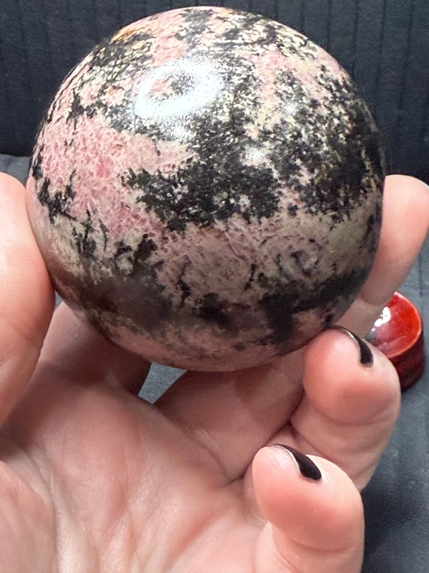 Rhodonite Sphere 6.5cm