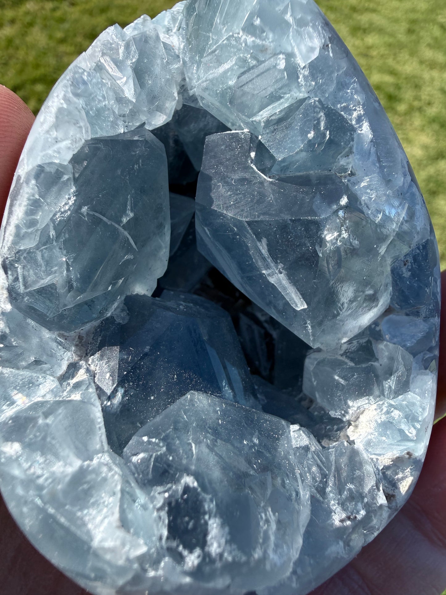 Celestite Geode Egg