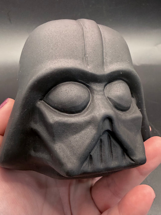 Large Darth Vader helmet – Black Obsidian Carving