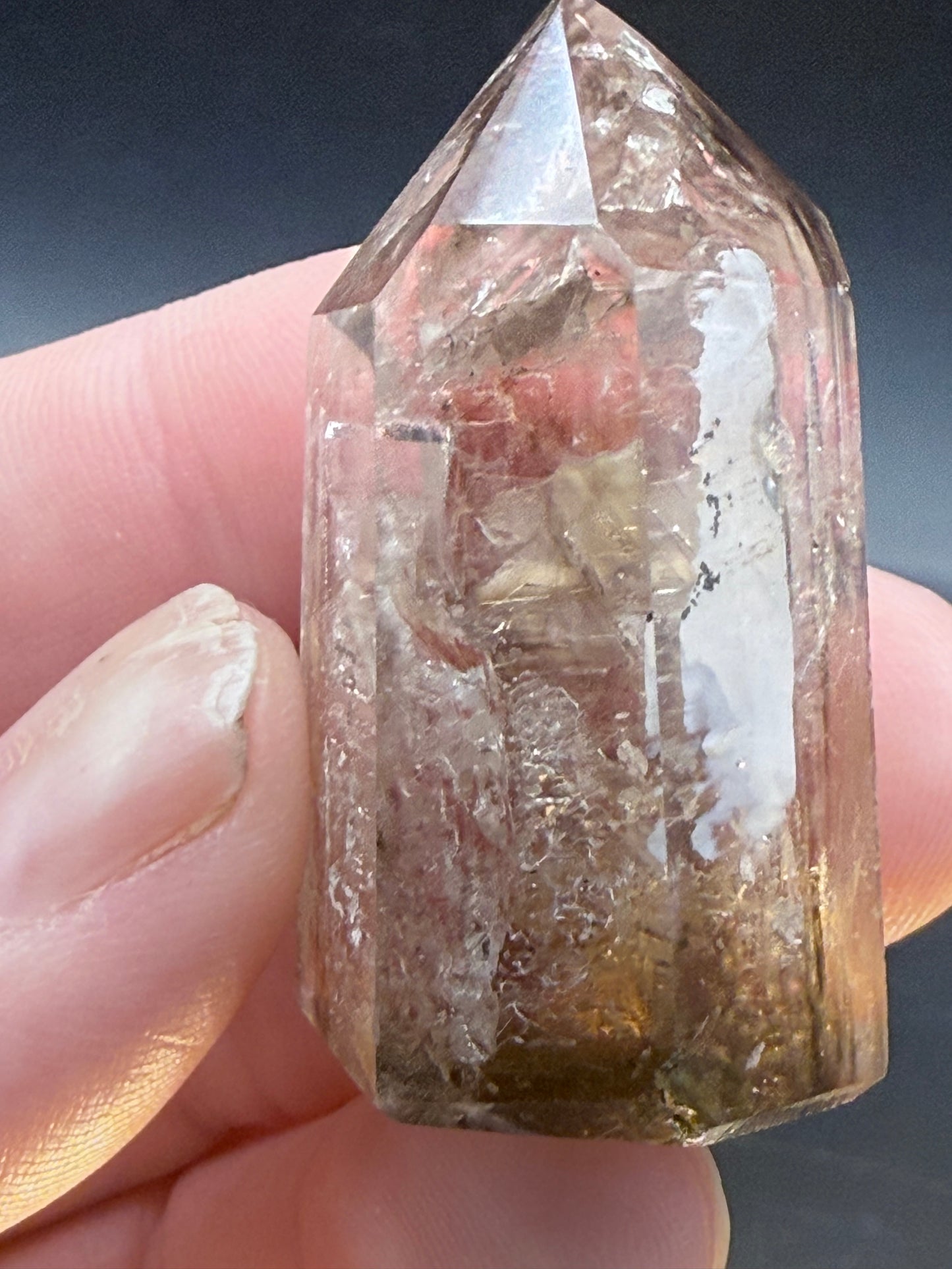 Smoky Quartz Phantom Tower