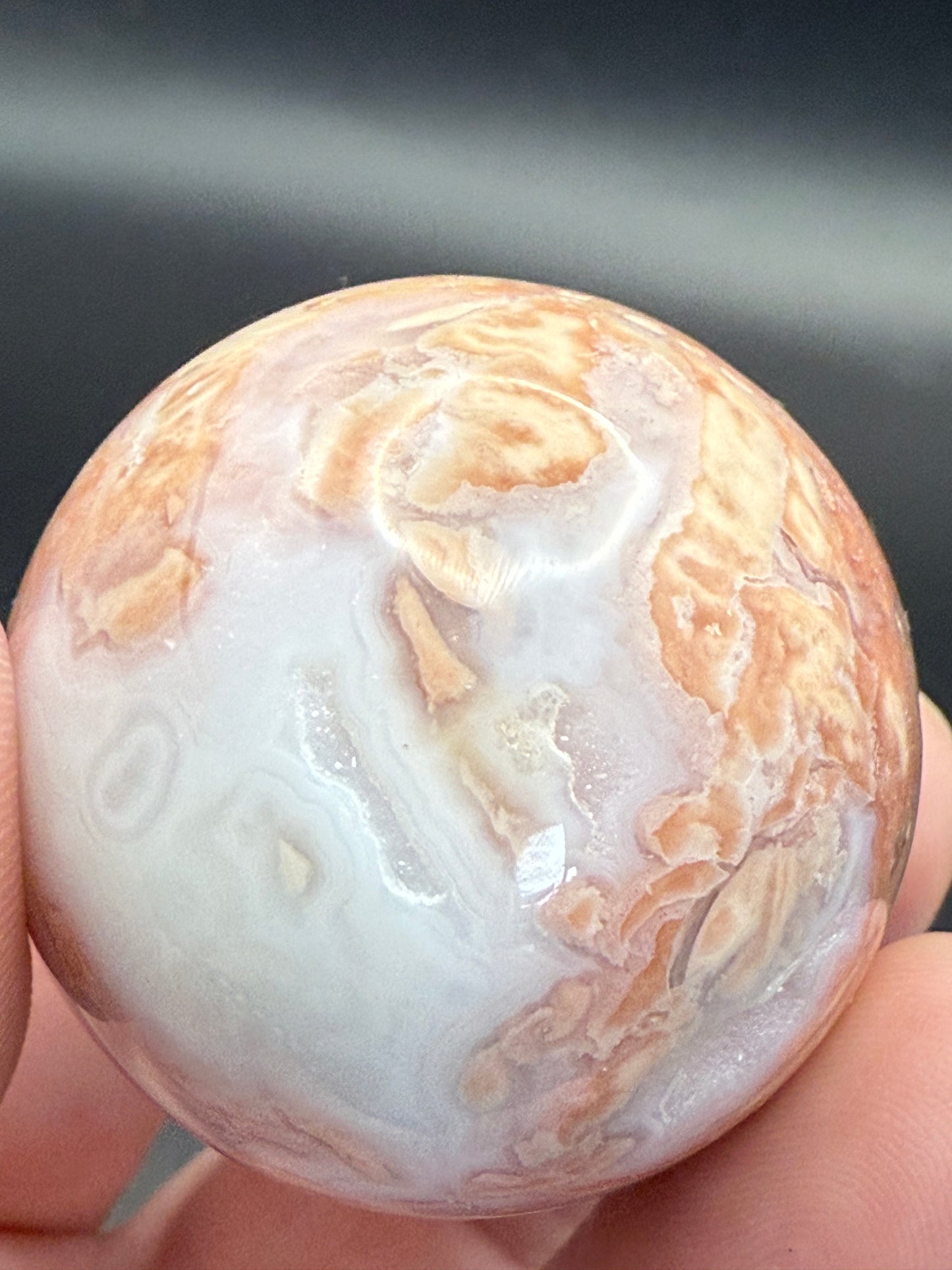 Druzy Pink Petal Agate