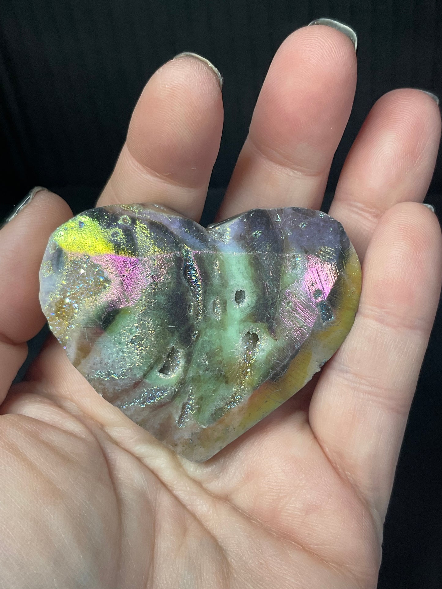 Aura Sphalerite Heart