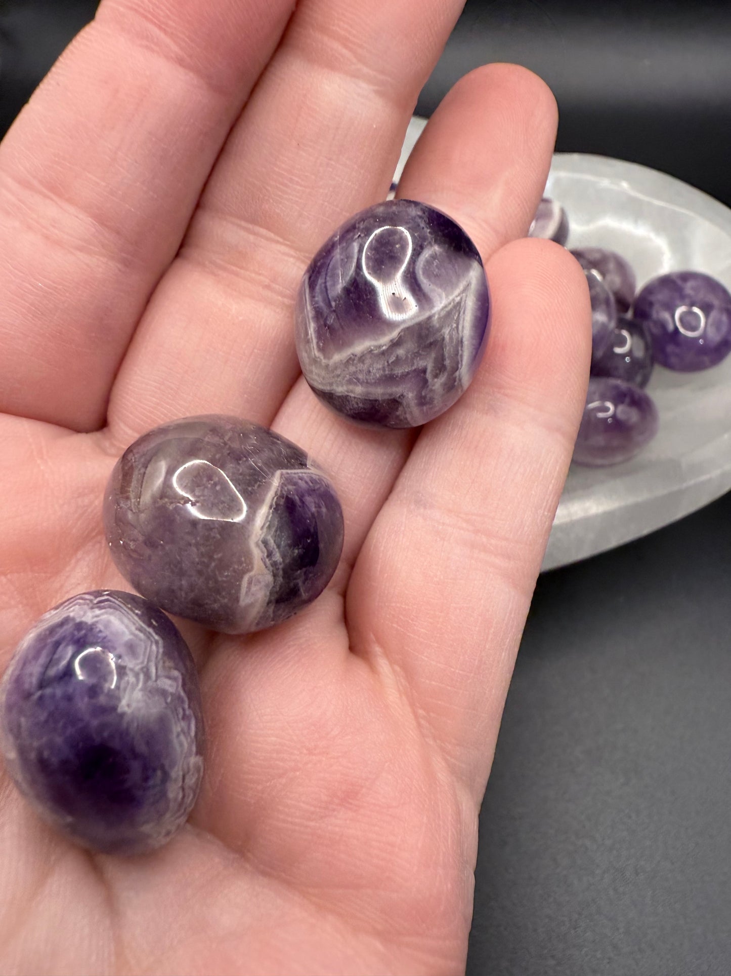 Dream Amethyst Tumbles