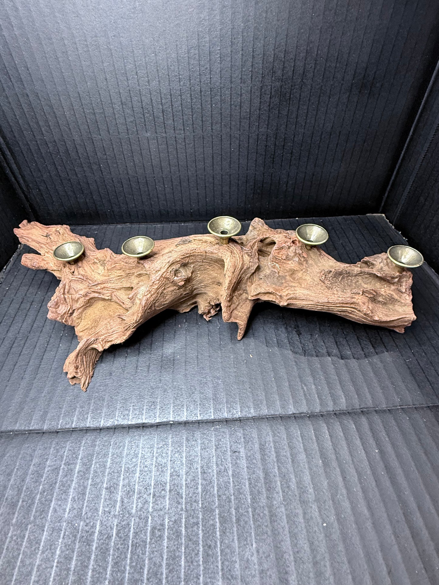 Driftwood 5 Sphere Holder