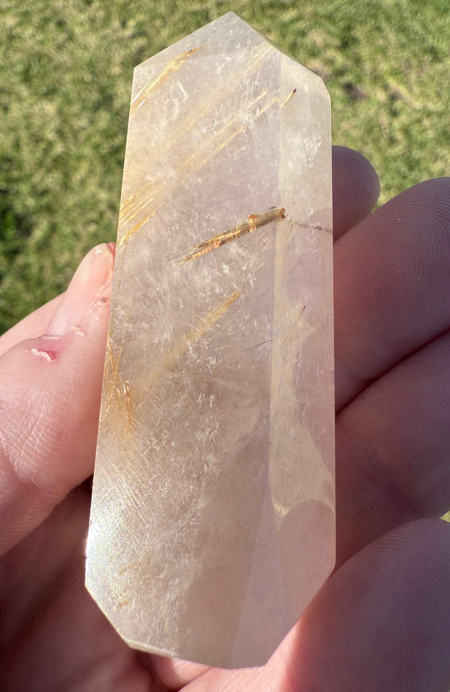 Golden Rutile Quartz Towers