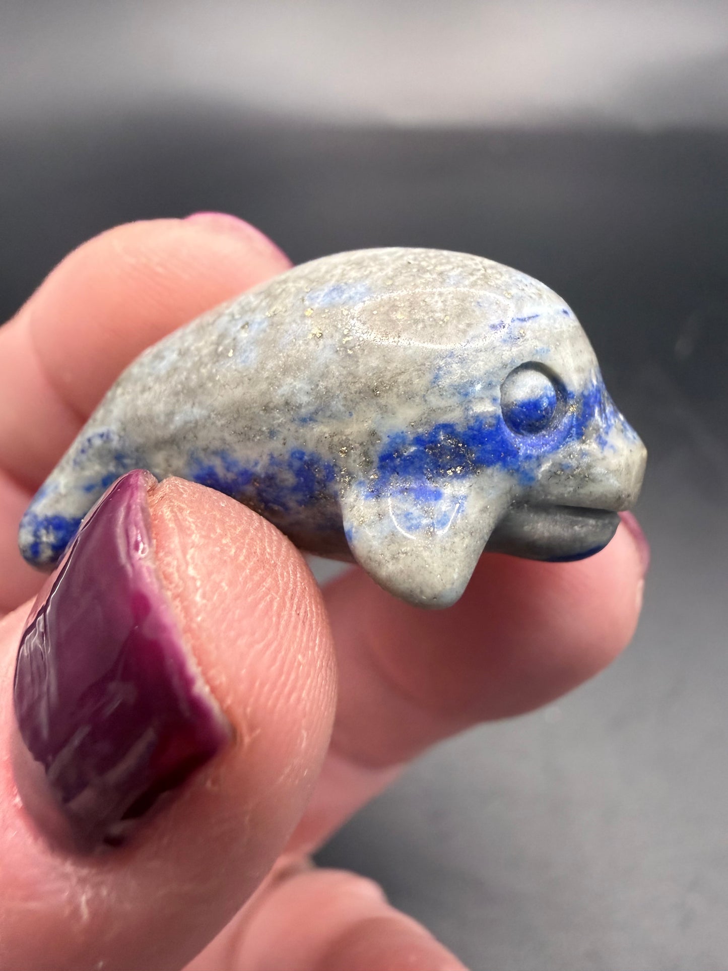 Crystal Whale Carvings