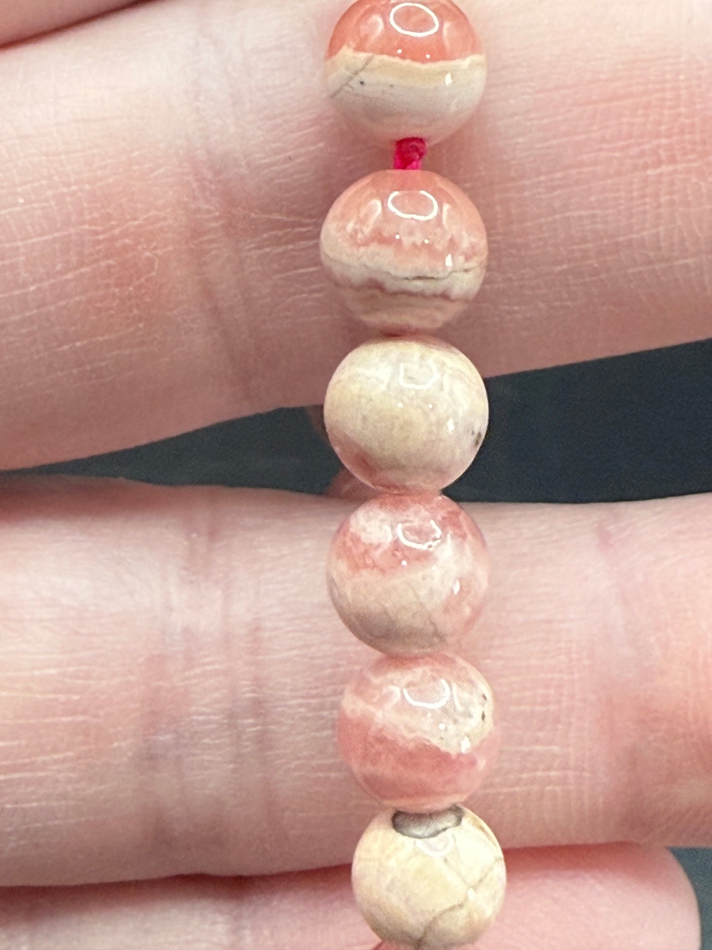High Quality Rhodochrosite Bracelet โ 7mm