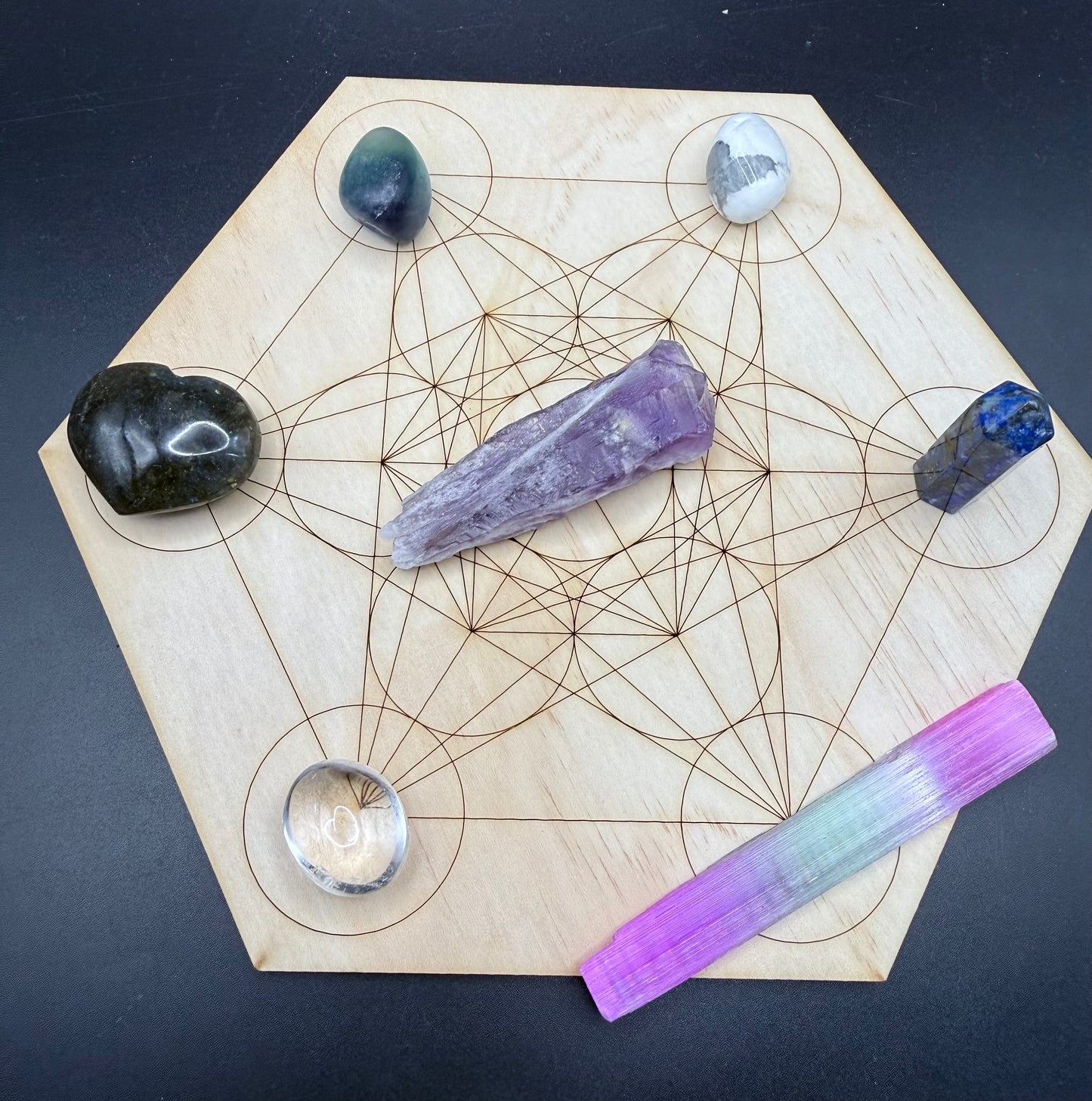 20cm Spiritual Crystal Grid Set