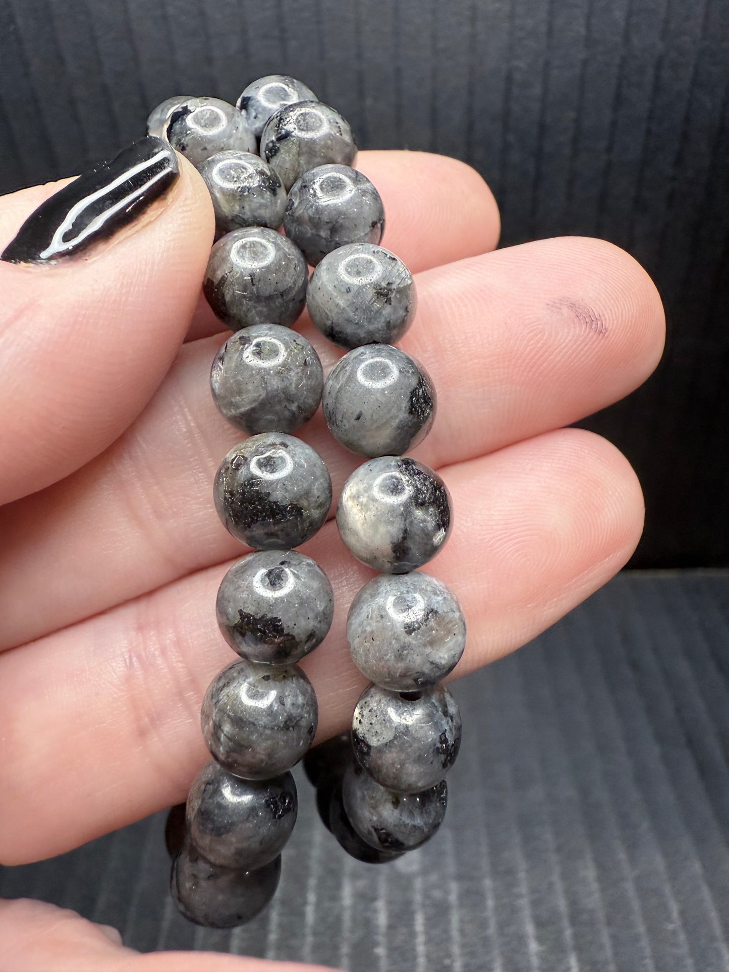 Larvikite 8mm Bracelet