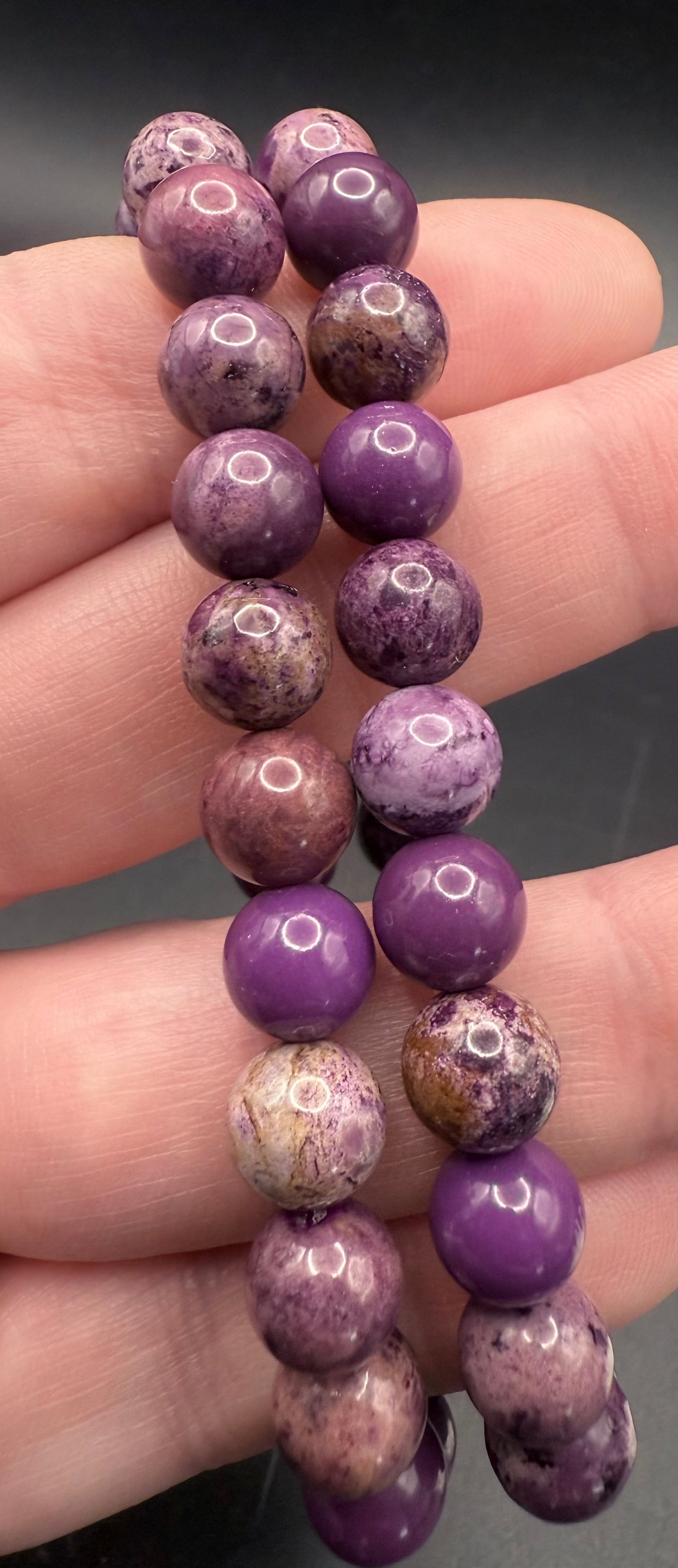 Phosphosiderite 8mm Bracelet