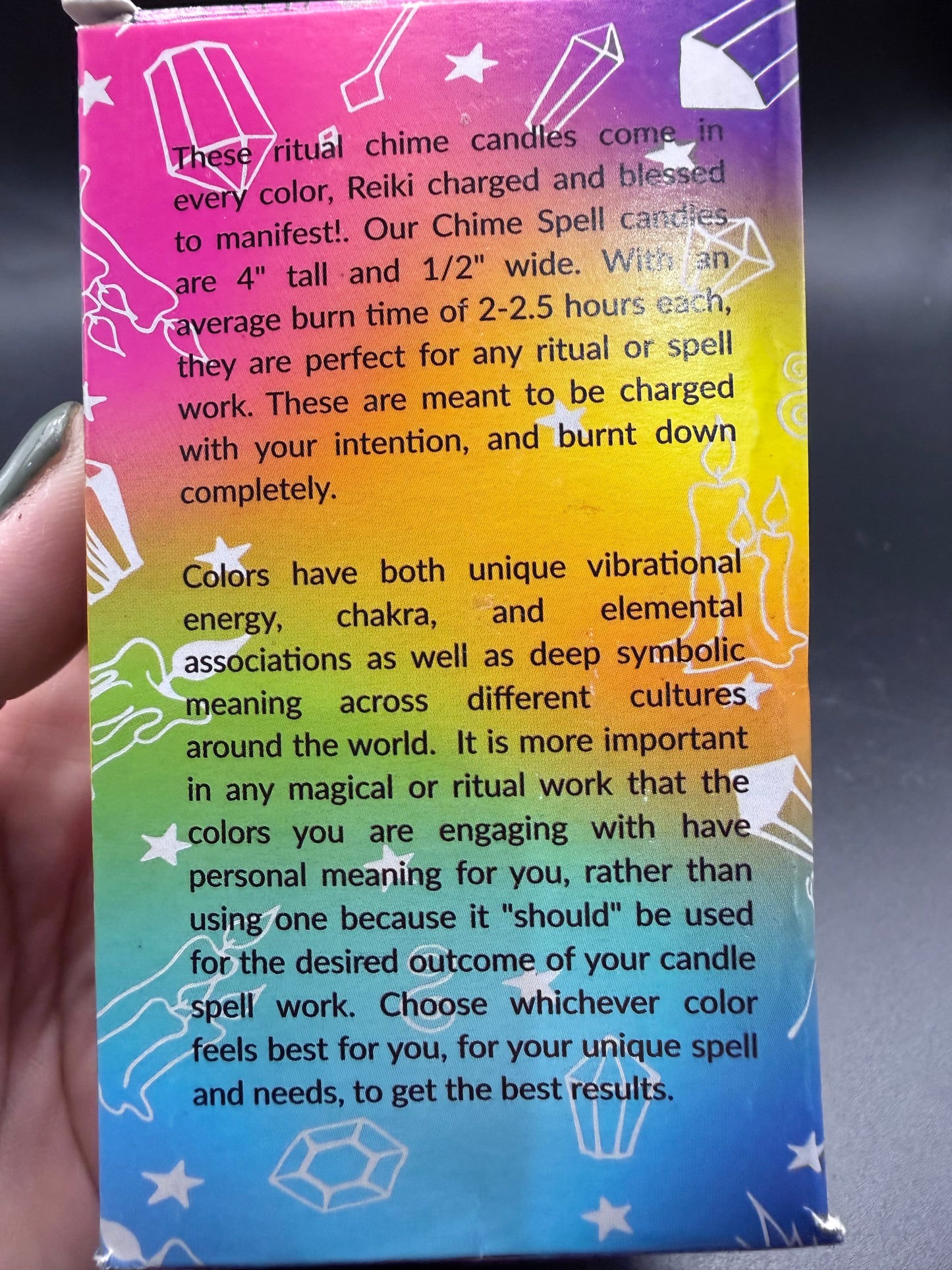 MAGIC SPELL CANDLES - Aura 20pcs