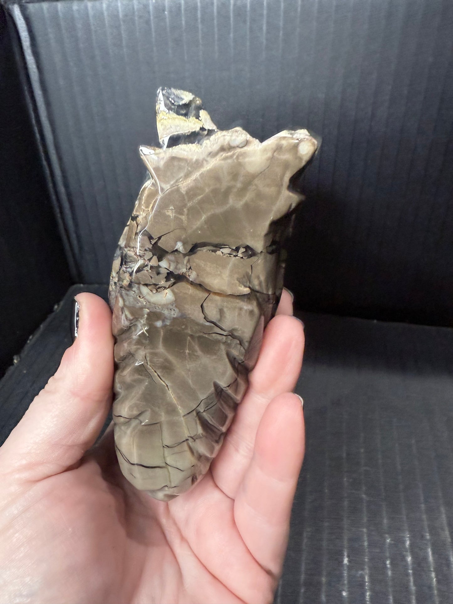 Volcano Agate Dragon Head
