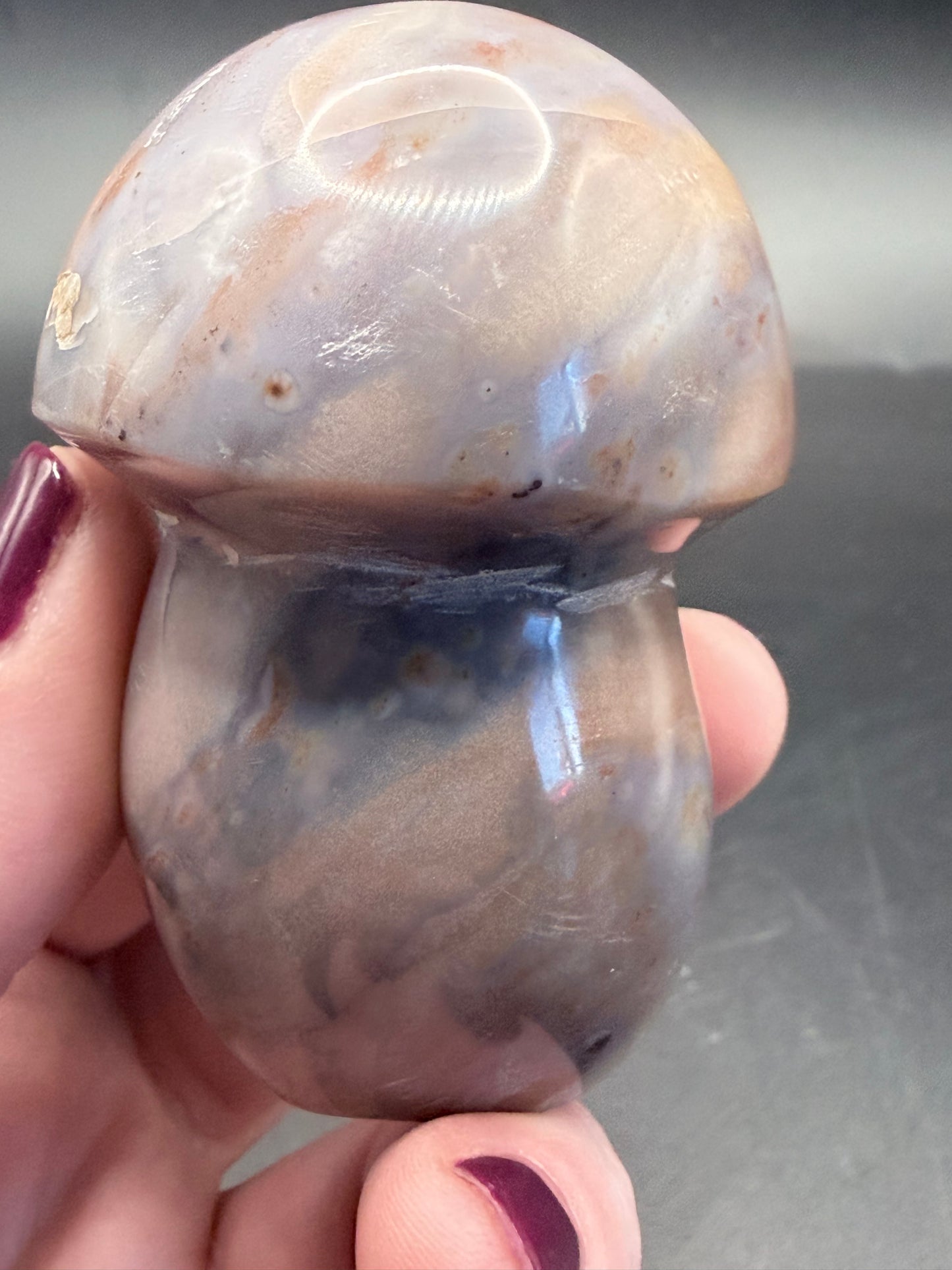 Ocean Jasper Mushroom Carving