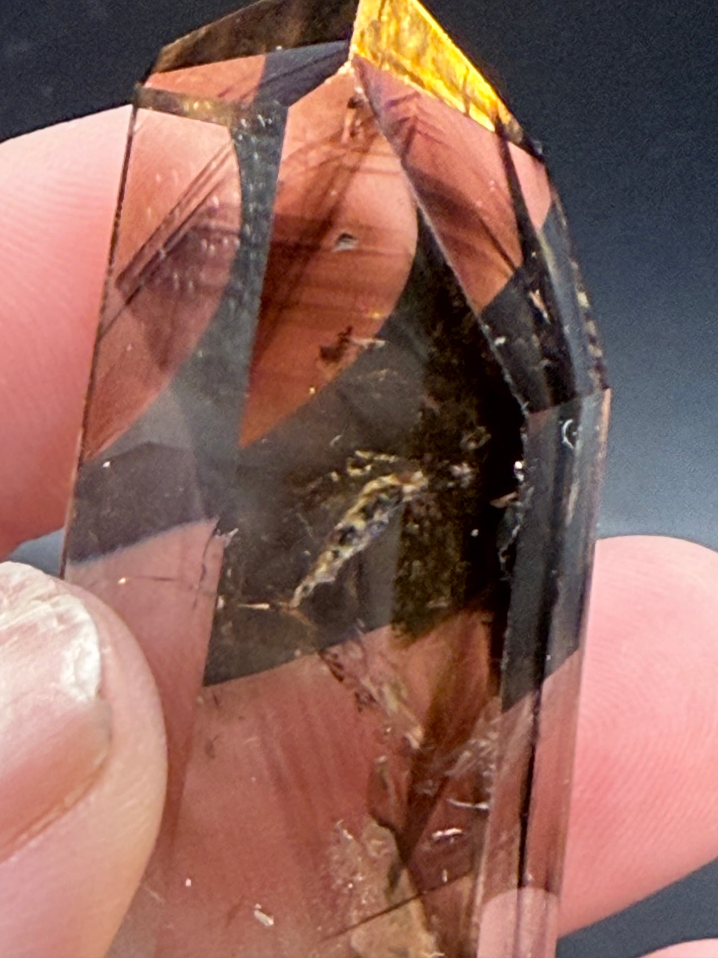 Smoky Quartz Phantom Tower
